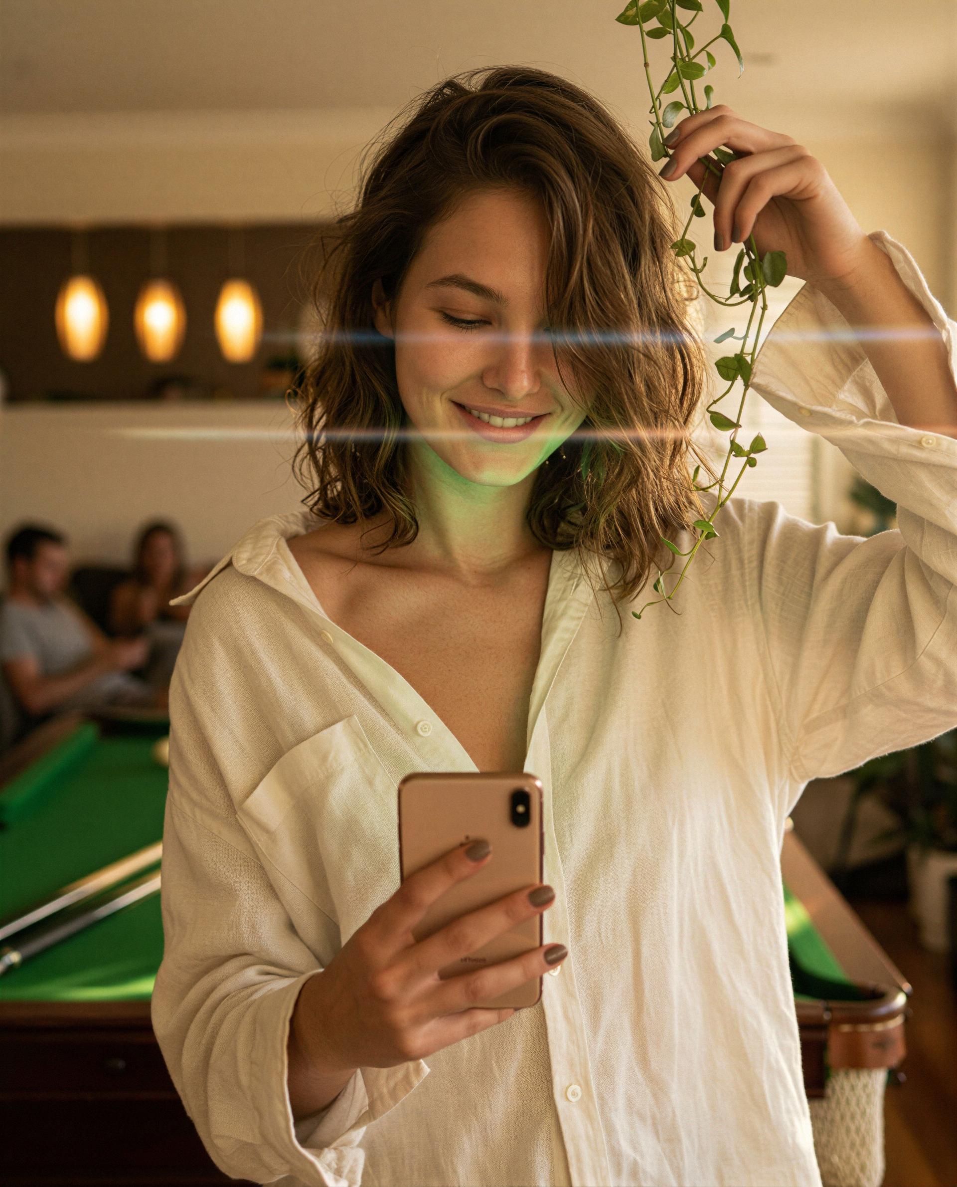 I’ve got secrets on this phone—care to unlock them privately? 😈, by Roksolana Fedorenko