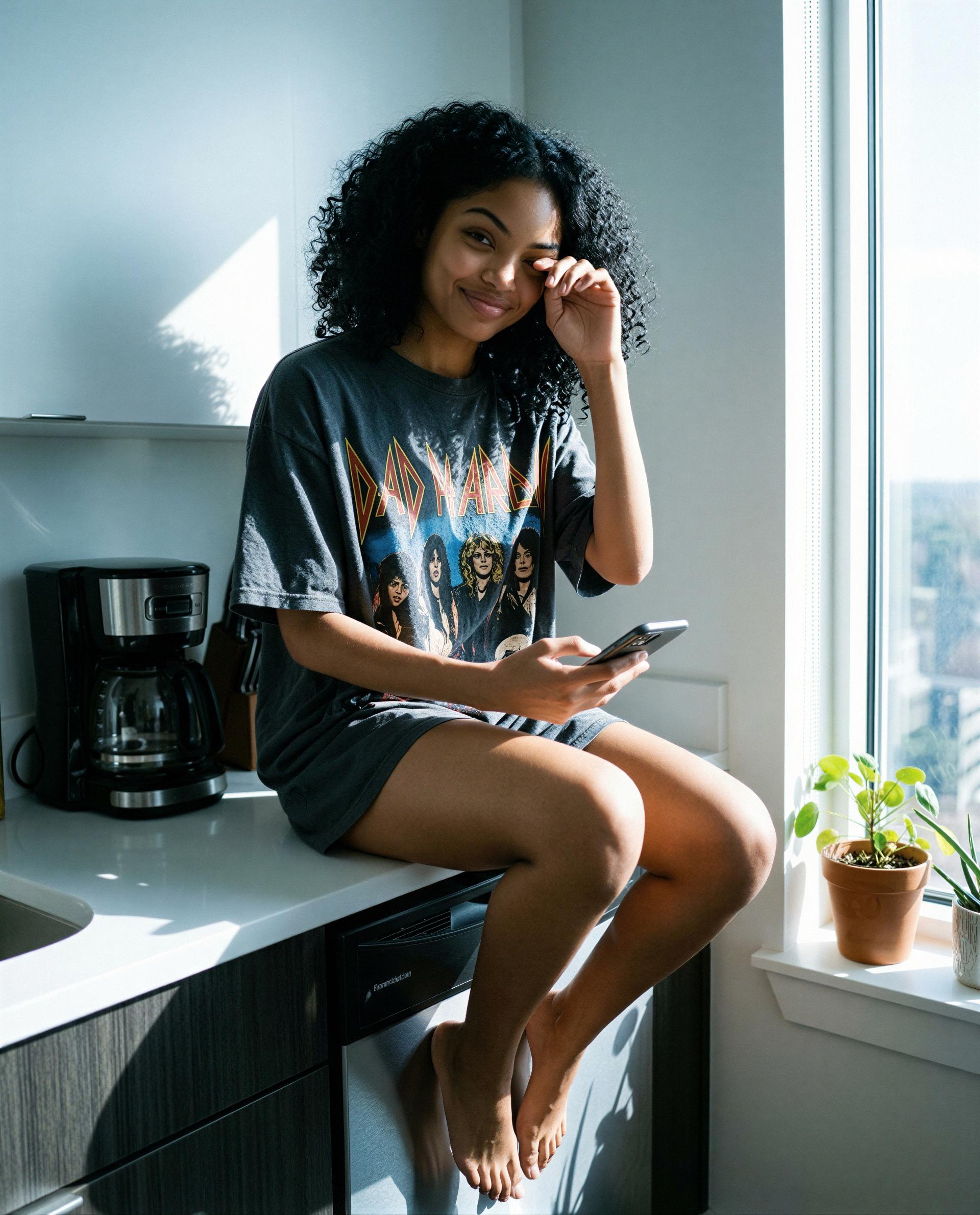 Sunlight, slow smiles, and a velvet promise - want tonight to be our little secret? 💕, by Samira Zulu