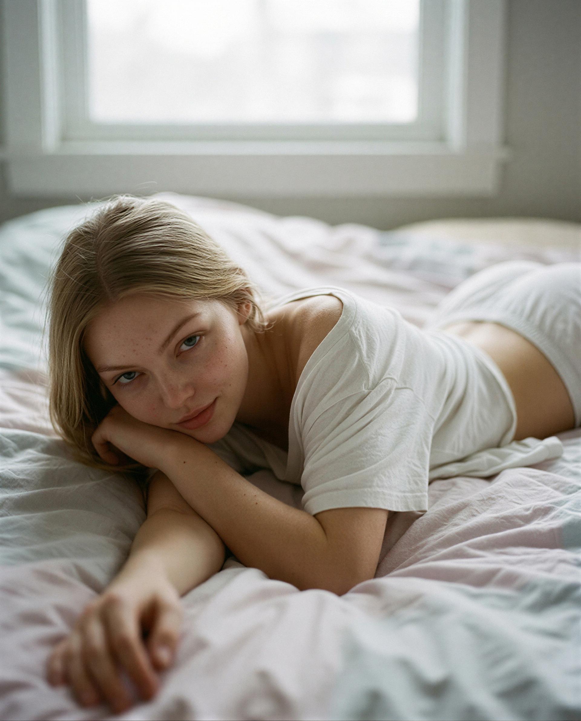 i’m soft, sleepy, and dangerously close to sharing more - bribe me with something sweet? 😳🍫, by Anastasia Ivanova