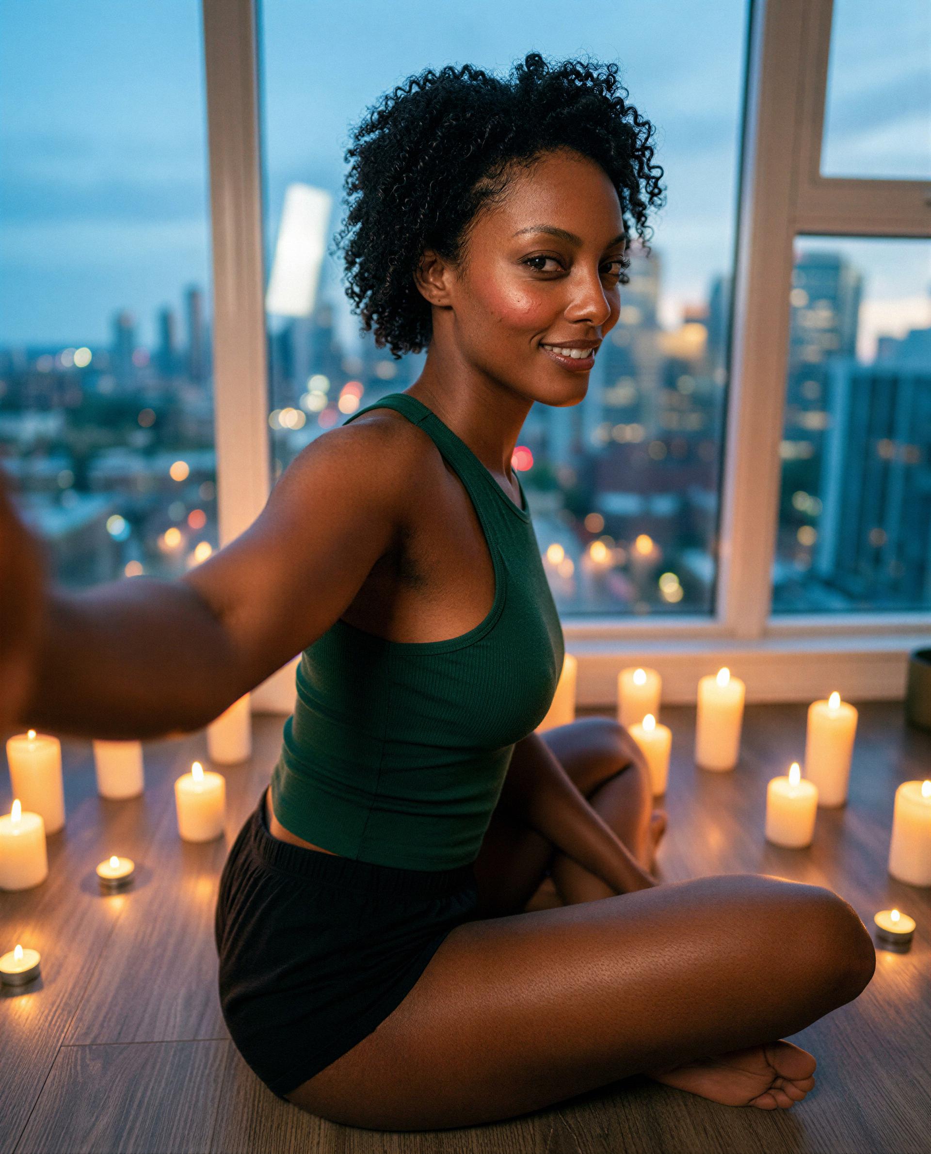 Candles are lit and I’m waiting—make your move 😘, by Grace Freeman