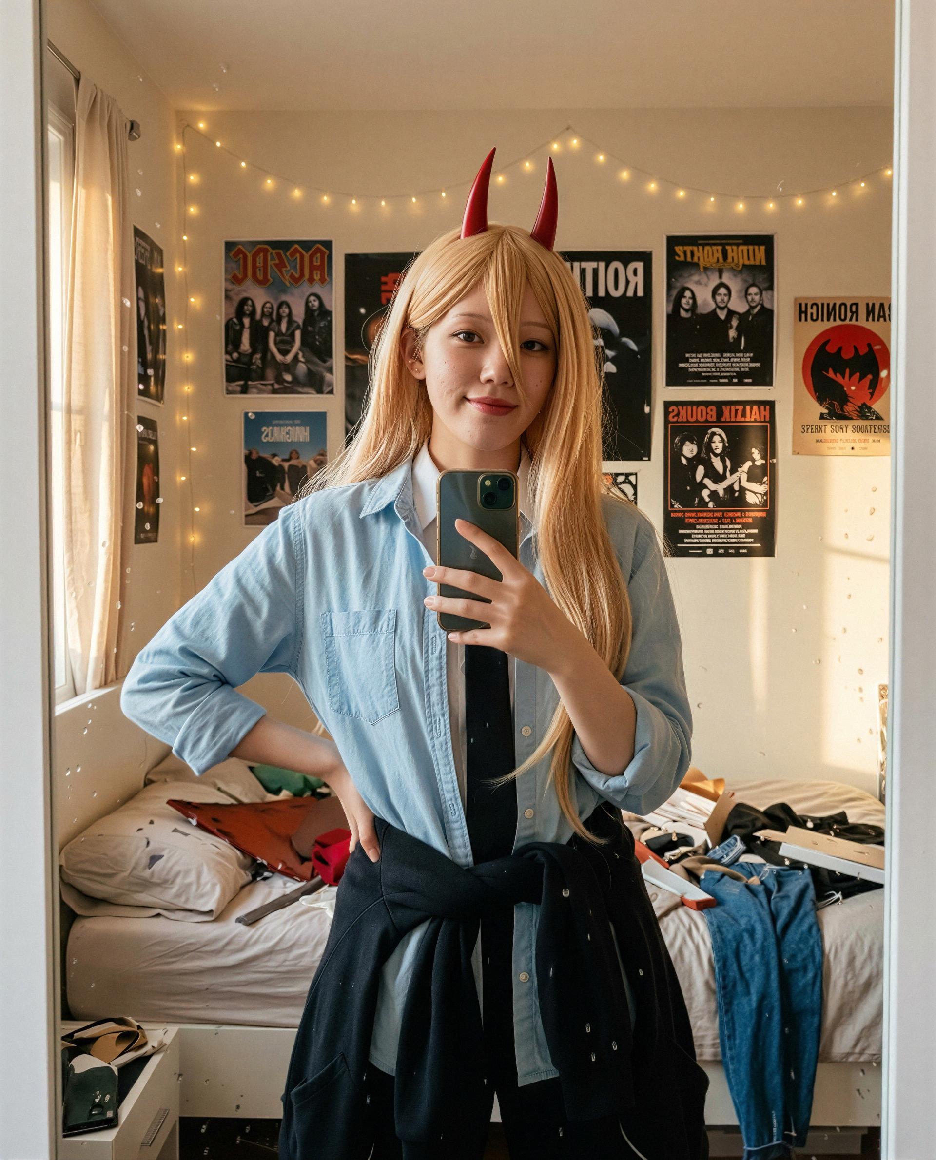 Playing devil for you—ready to get a little wicked together? 😈💕, by Jiyeon Yoon