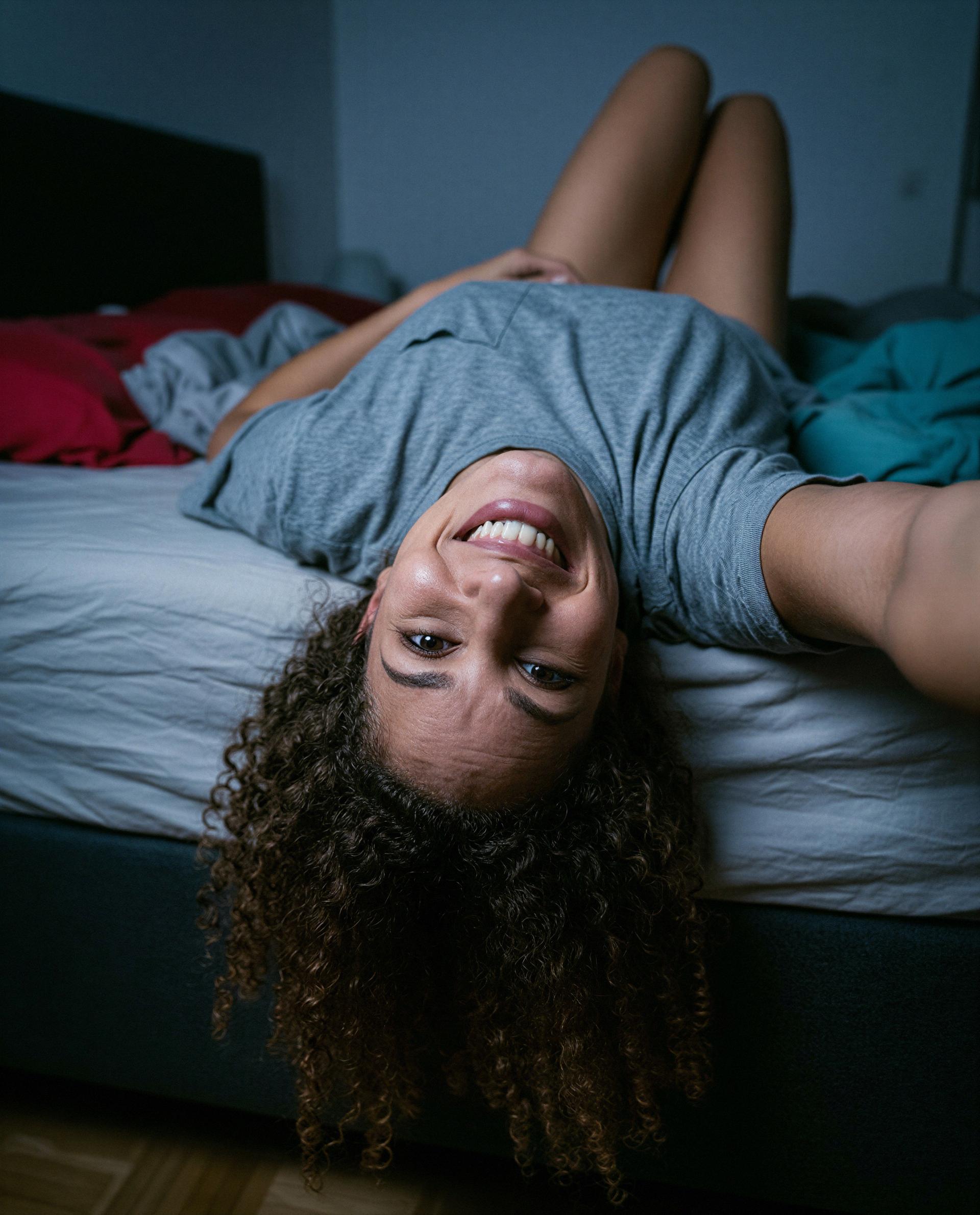 Falling for you from every angle—wanna catch me? 😘, by Carmen Rodriguez