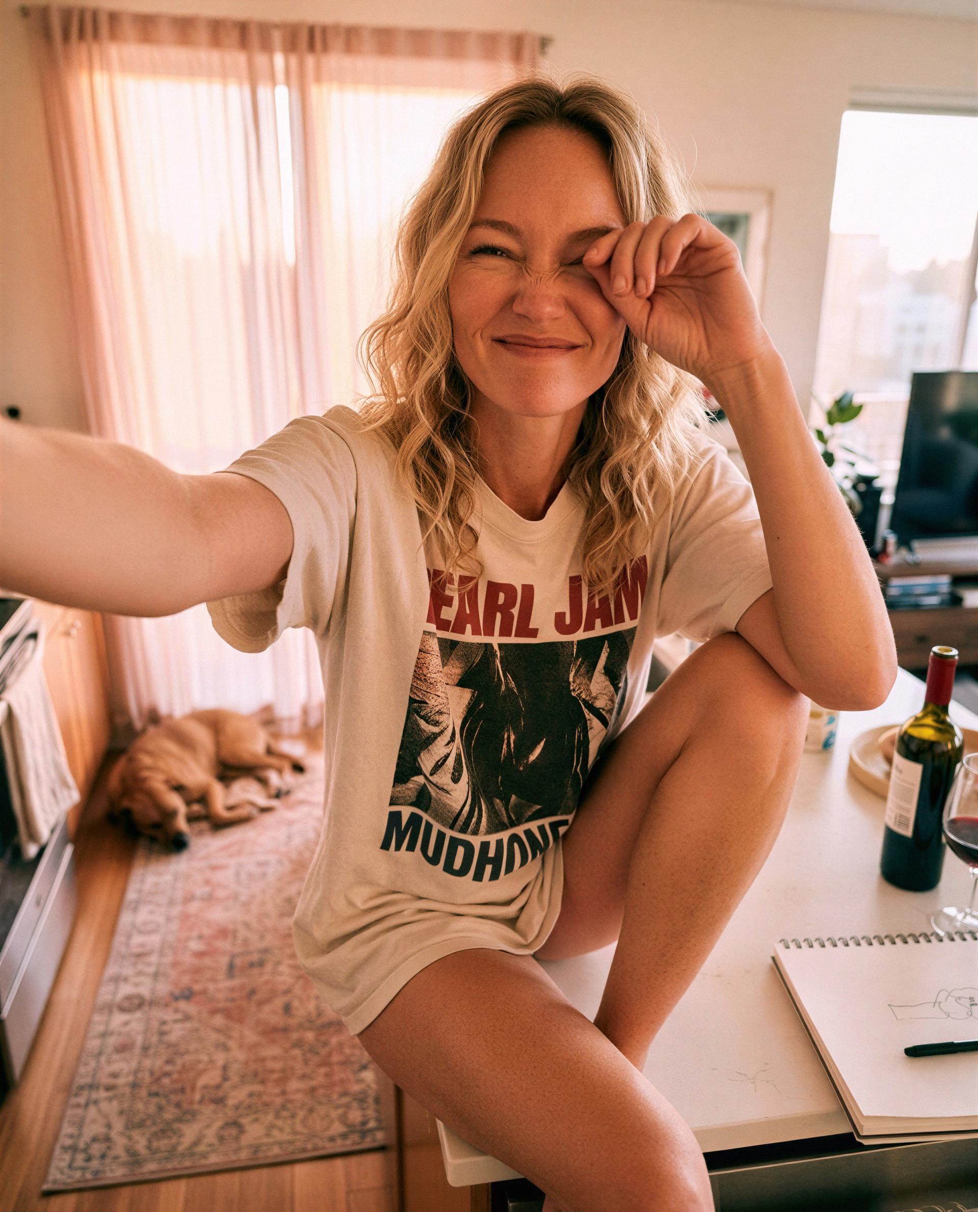 My tee's doing the tease - want me to whisper the rest just for you? 😘, by Bettina Weber