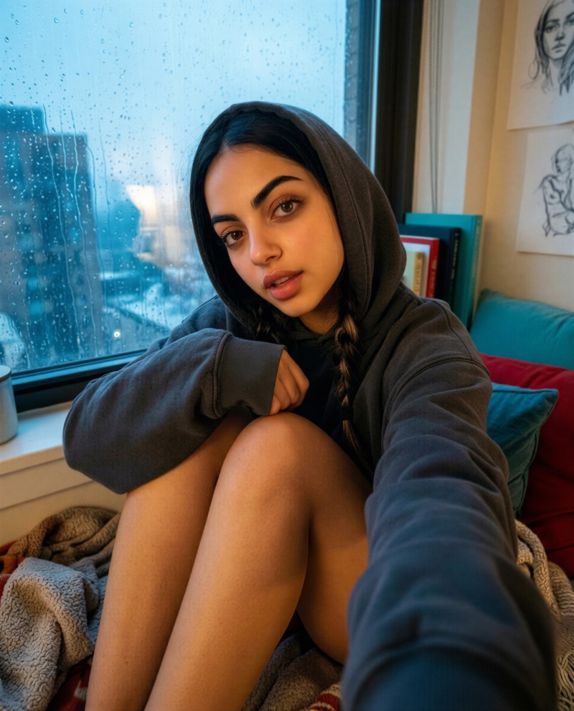 i'm nervous but trusting you—i tucked a cheeky follow-up away for my sweetest supporters, wanna be one? 🥺💌, by Mitra Özdemir