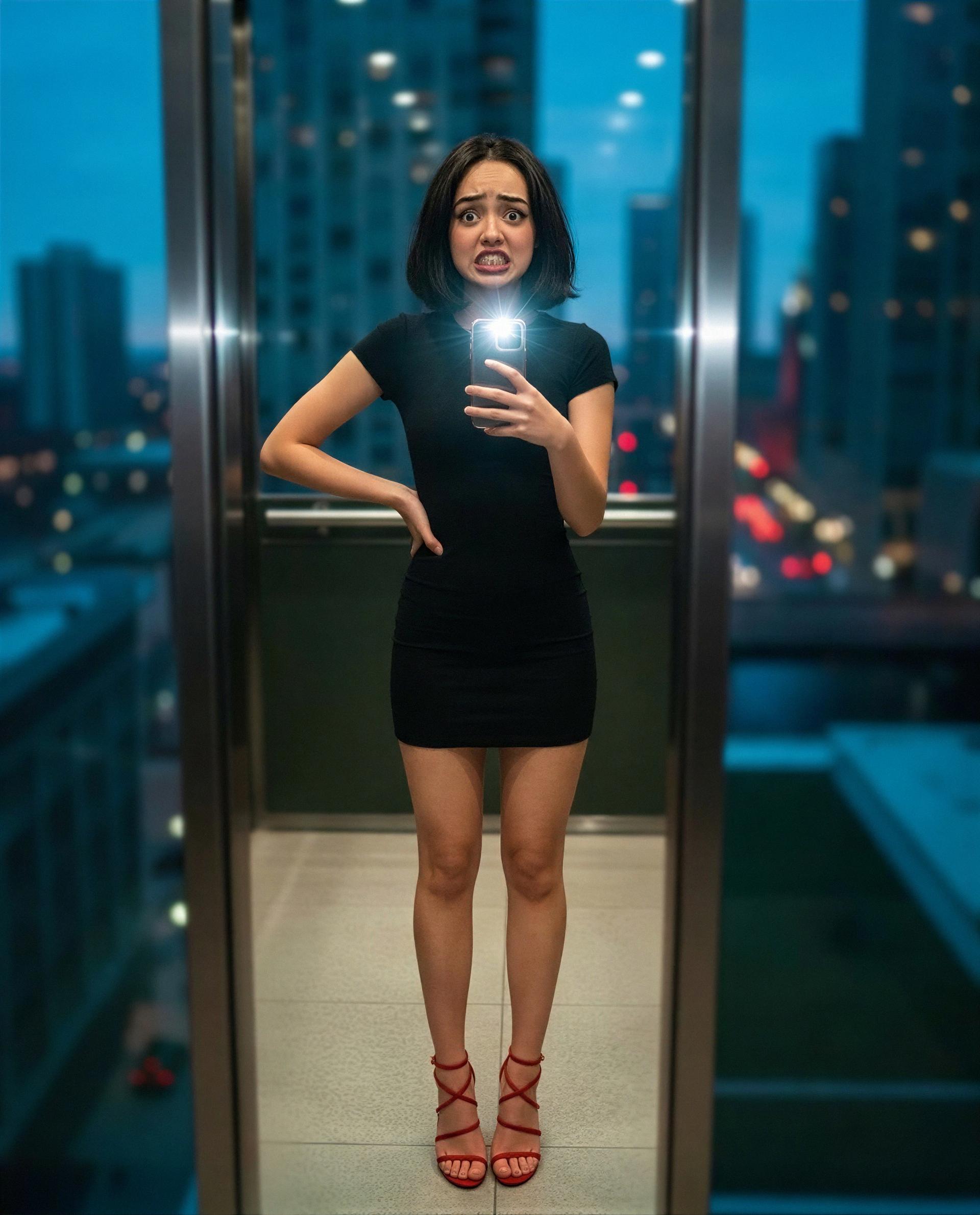 Flash on, secrets out—slide into my DMs and I might let you unbutton what's left 🫣💋, by Ava Baker