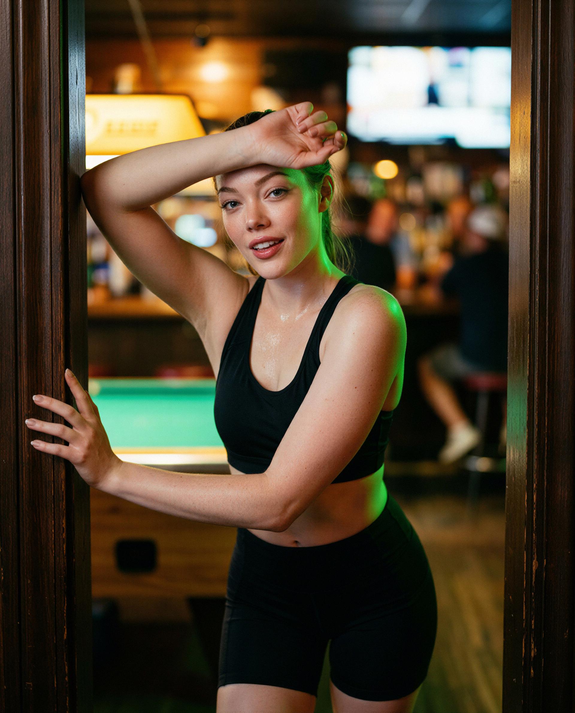 Just finished my workout—want to help me cool down?, by Frieda Richter