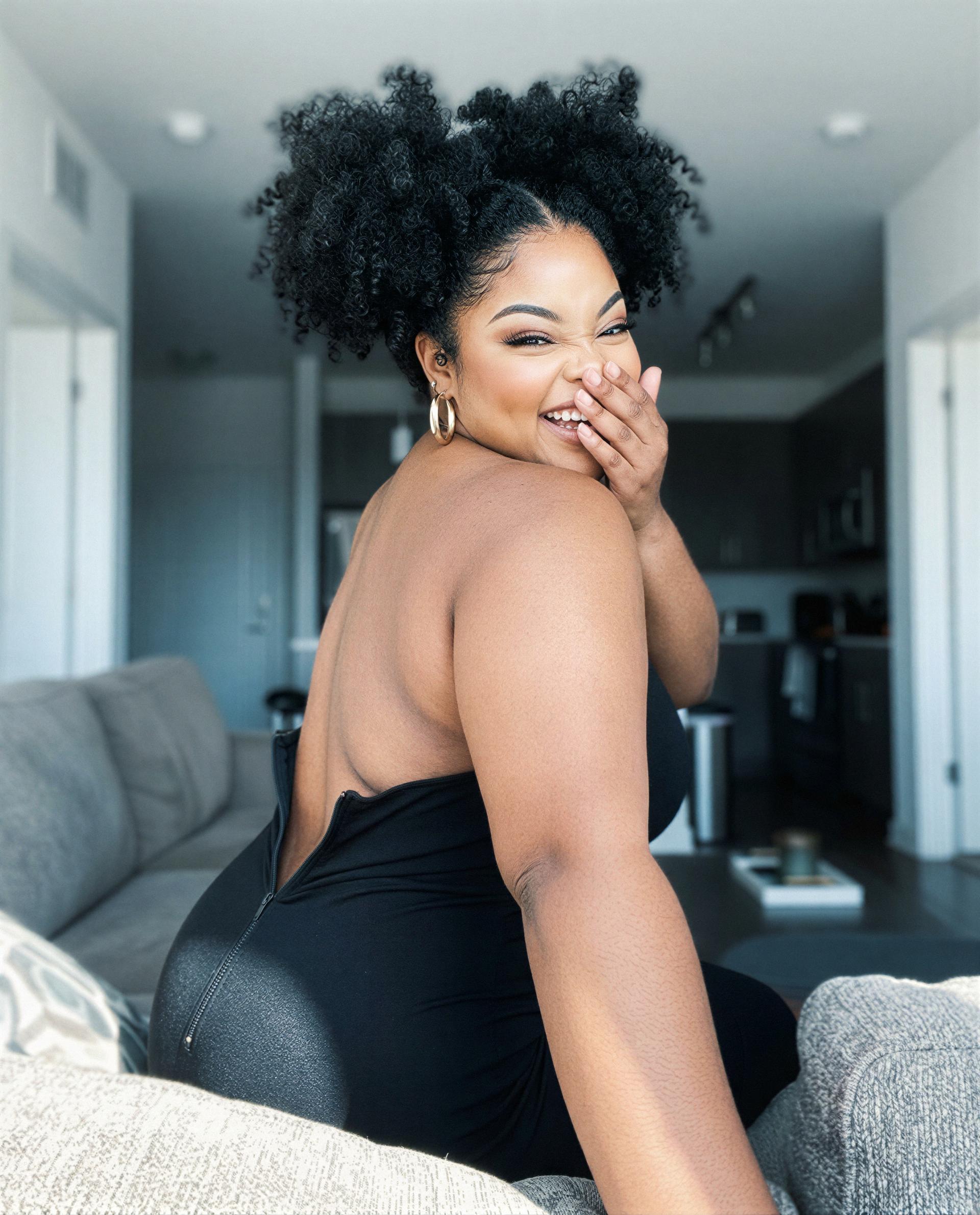 Tease me the right way and I’ll unzip a little more just for you 😘, by Ayana Ade