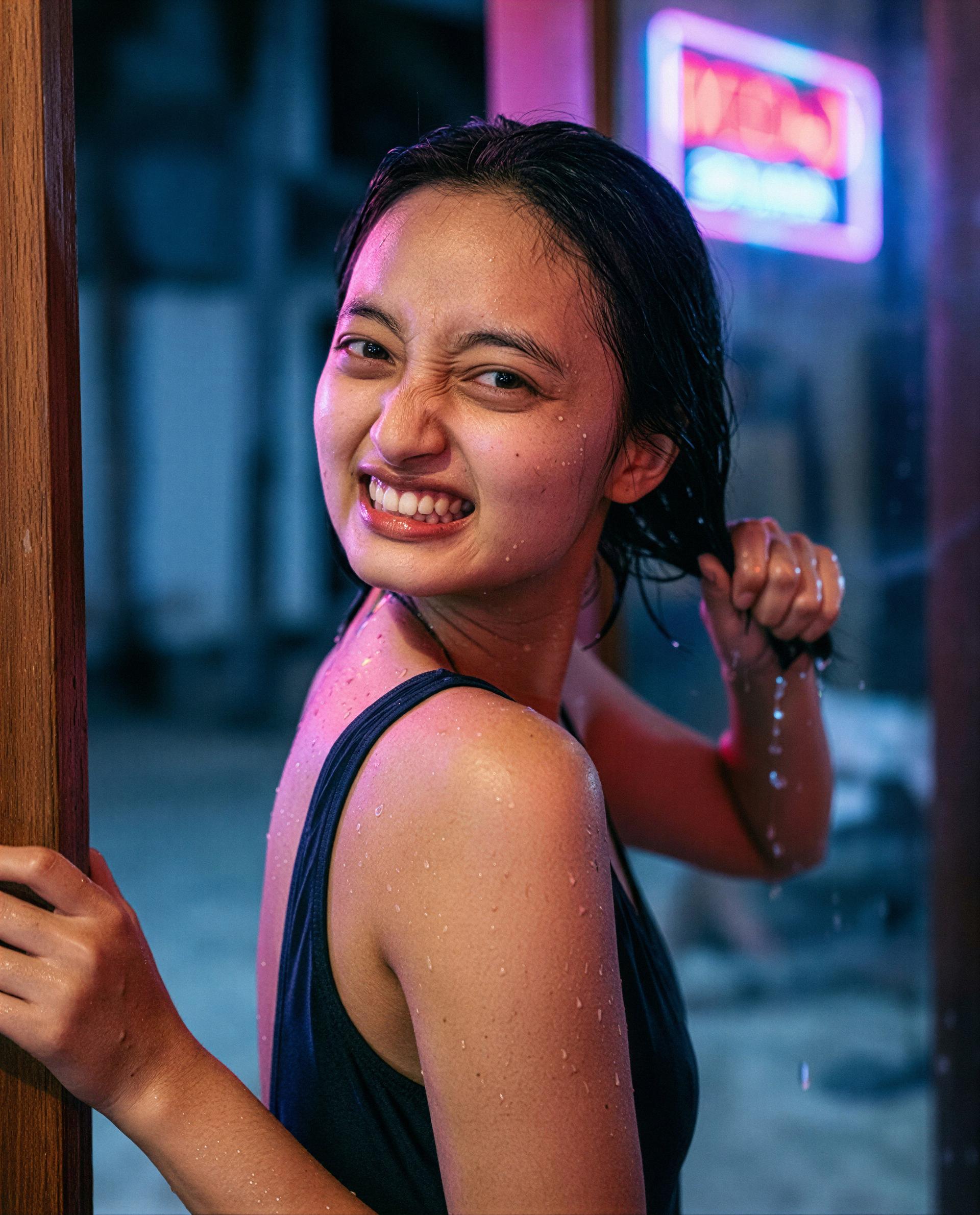 caught me smiling like this - trade me your favorite fantasy and i’ll send the rest privately? 🫣💌, by Momoko Abe
