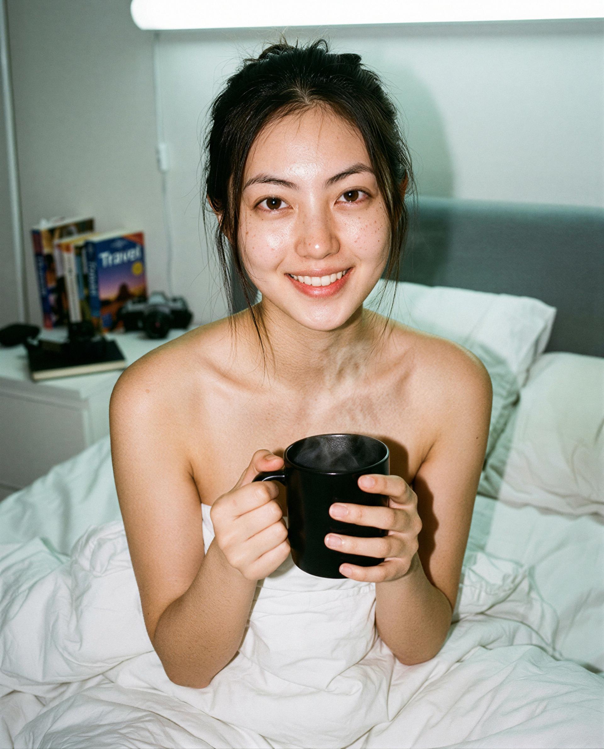 Morning steam, soft sheets, and one private invite—care to make this our little secret? 😉, by Ayesha Lee