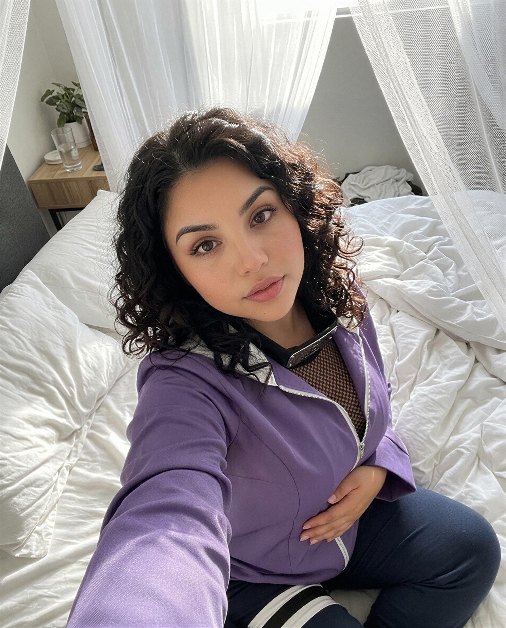 soft sheets, softer promises - one message and i might make you my favorite secret 😳, by Beatriz Ramirez