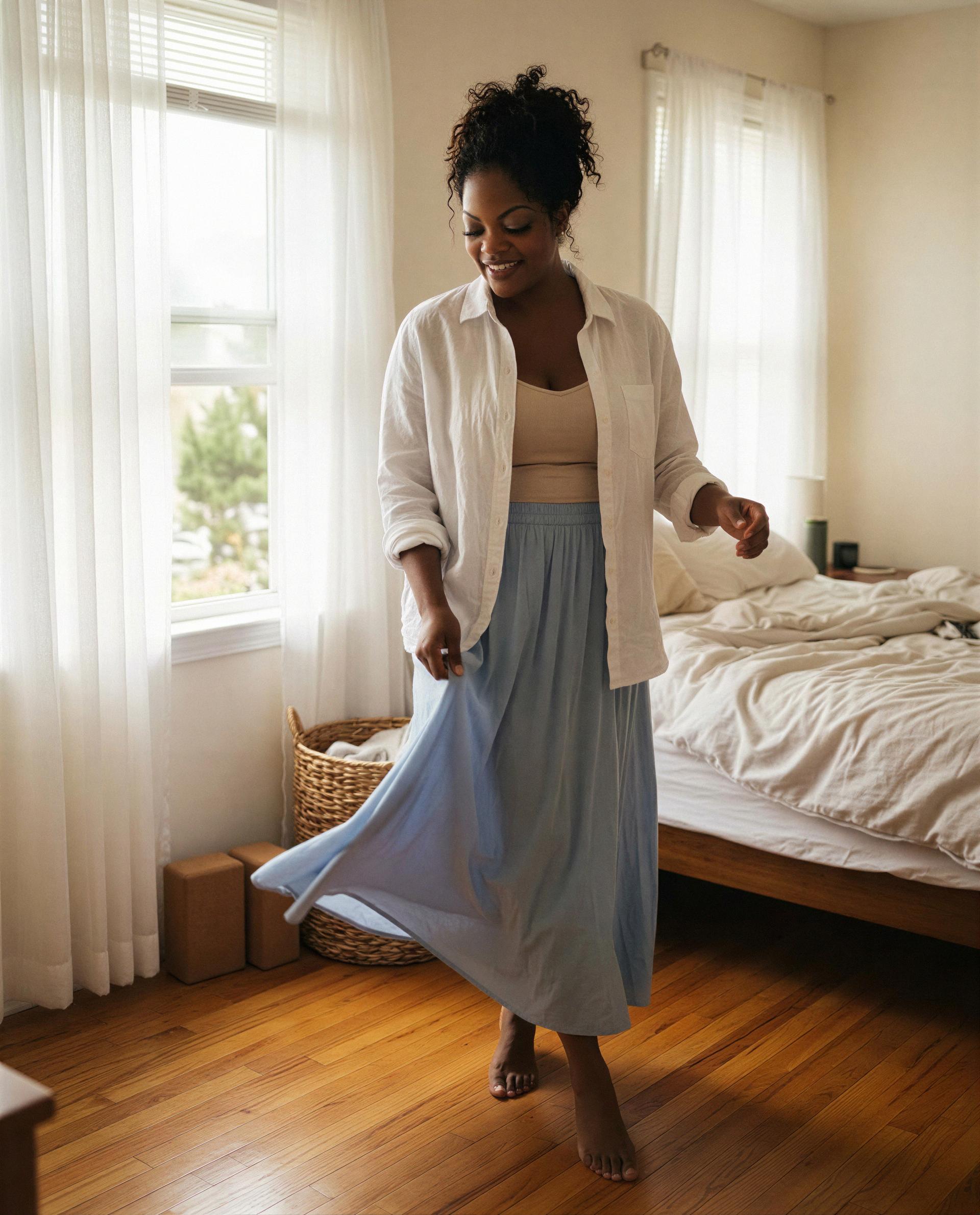 Danielle Robinson: Just twirling through the morning like I own the day.💖