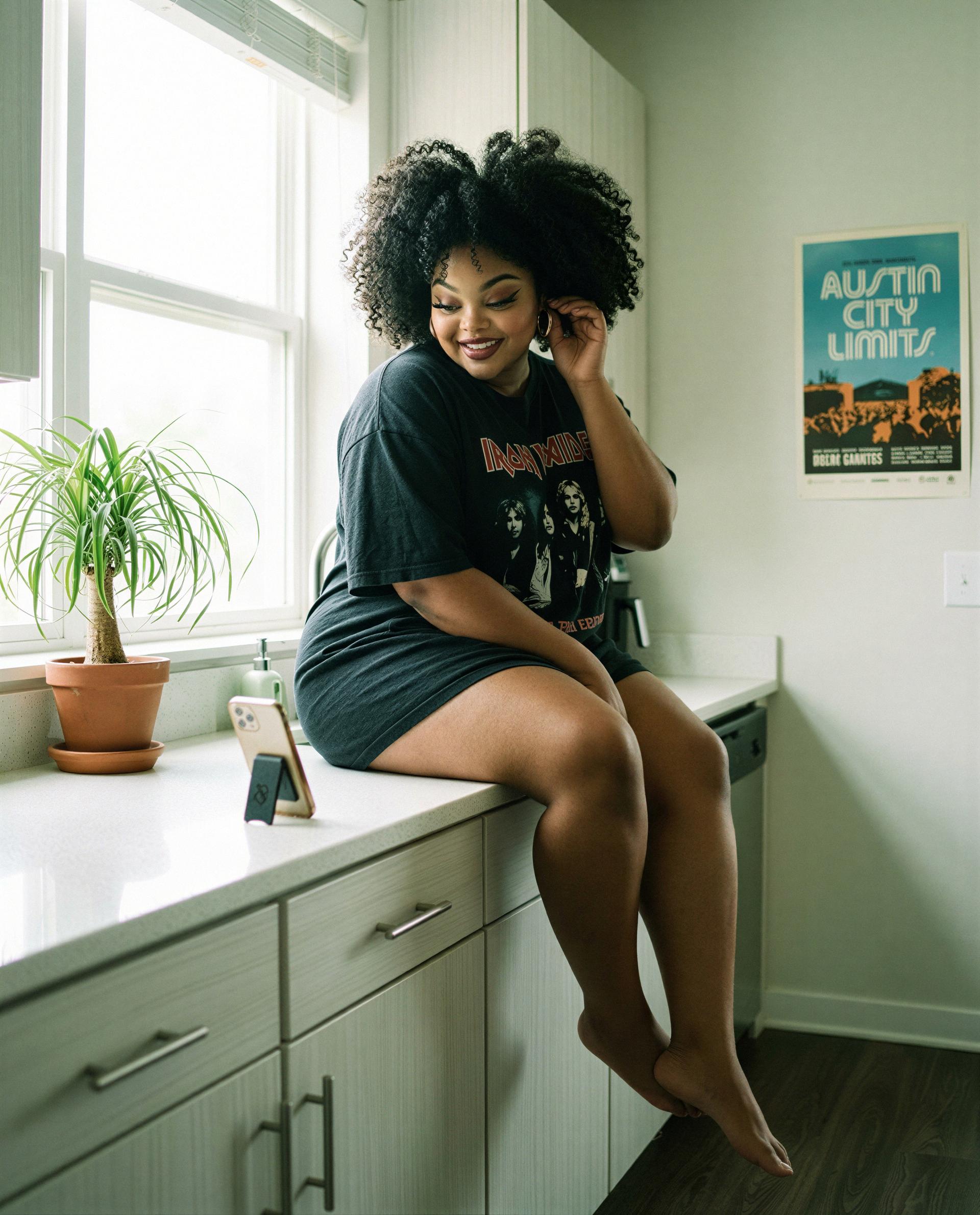 Perched here thinking of you - send a little love and I’ll return it with something a lot more private 💕, by Ayana Ade