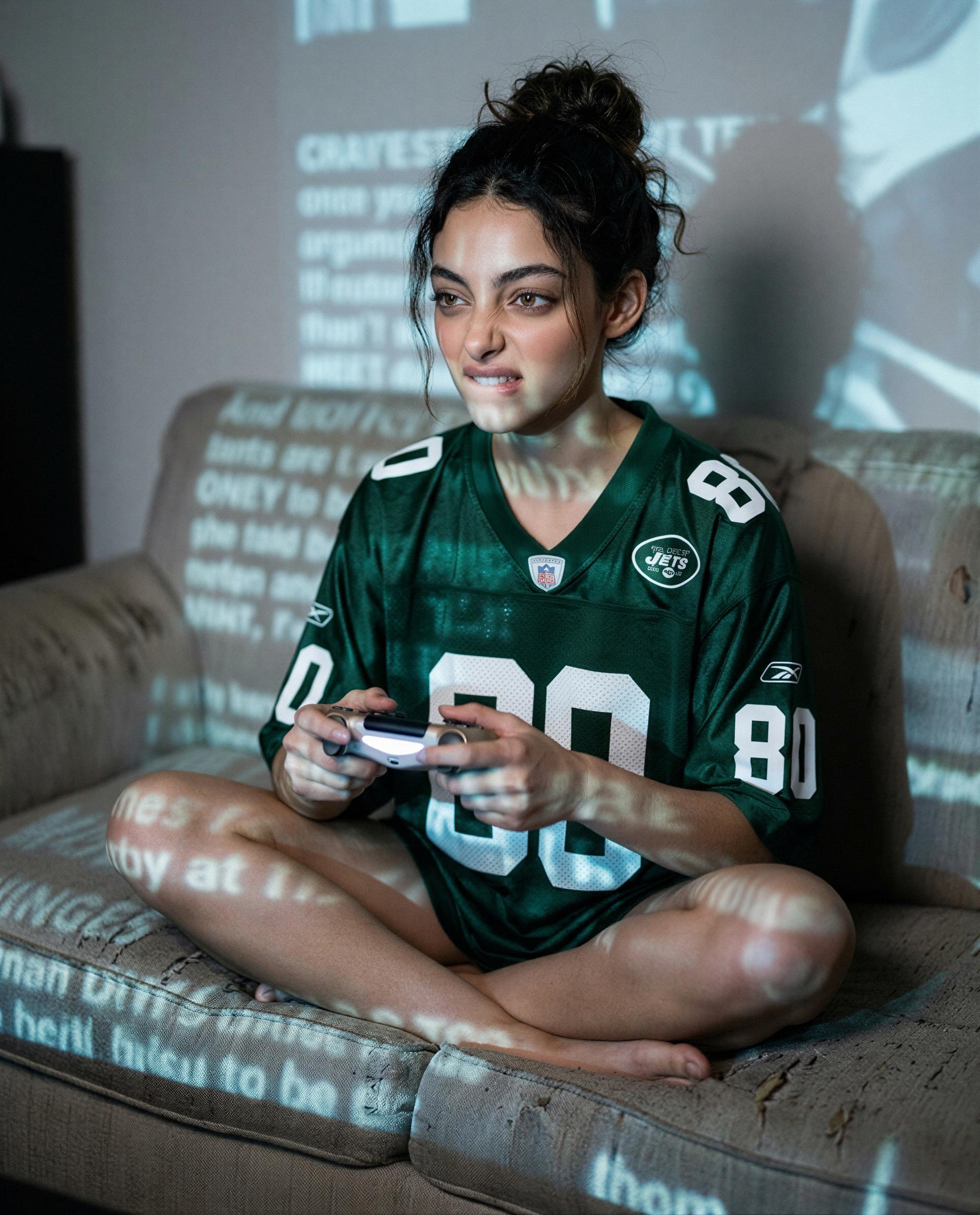 Caught in the game but saving overtime just for you—ready to play? 😘💕, by Layla Khalid