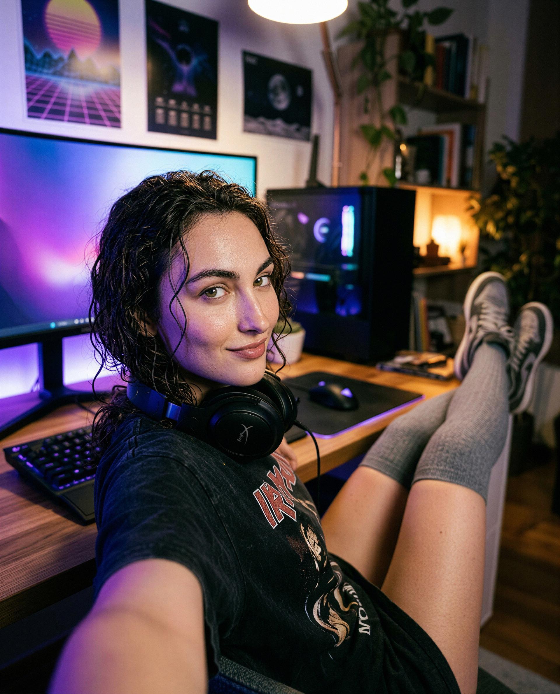 My stream's live and it's just for you—want the password? 😘, by Myra Fernando