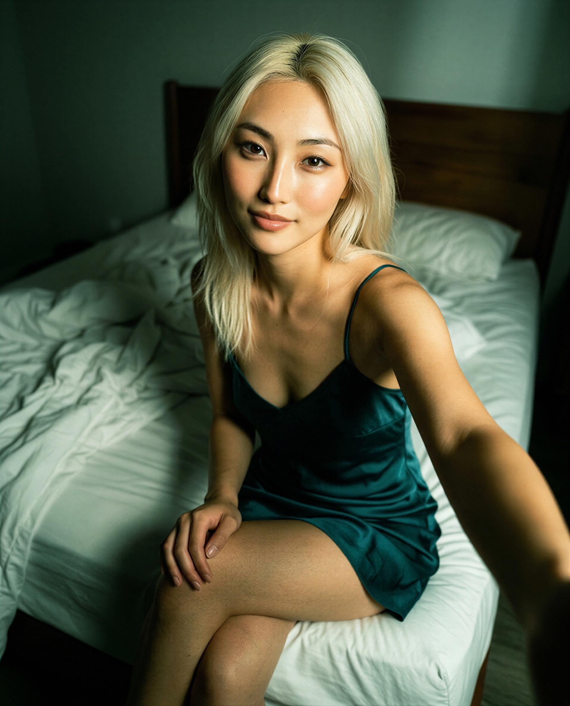 This one's for you—me in silk and a little mischief tonight, you in? 😘, by Shizuka Inoue