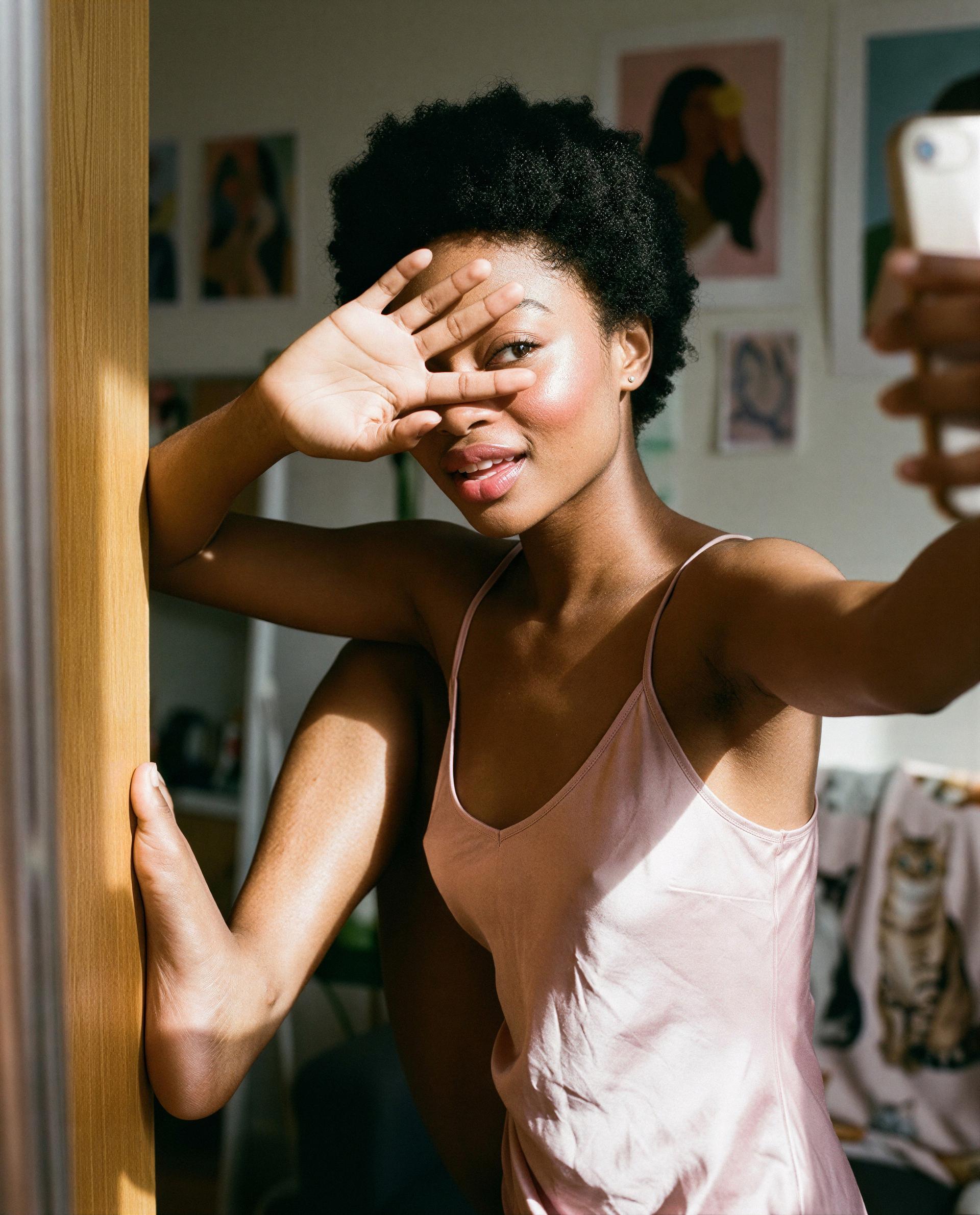 Got a little shy for the camera - I only blush like this when it's for you 💕, by Zola Lewis