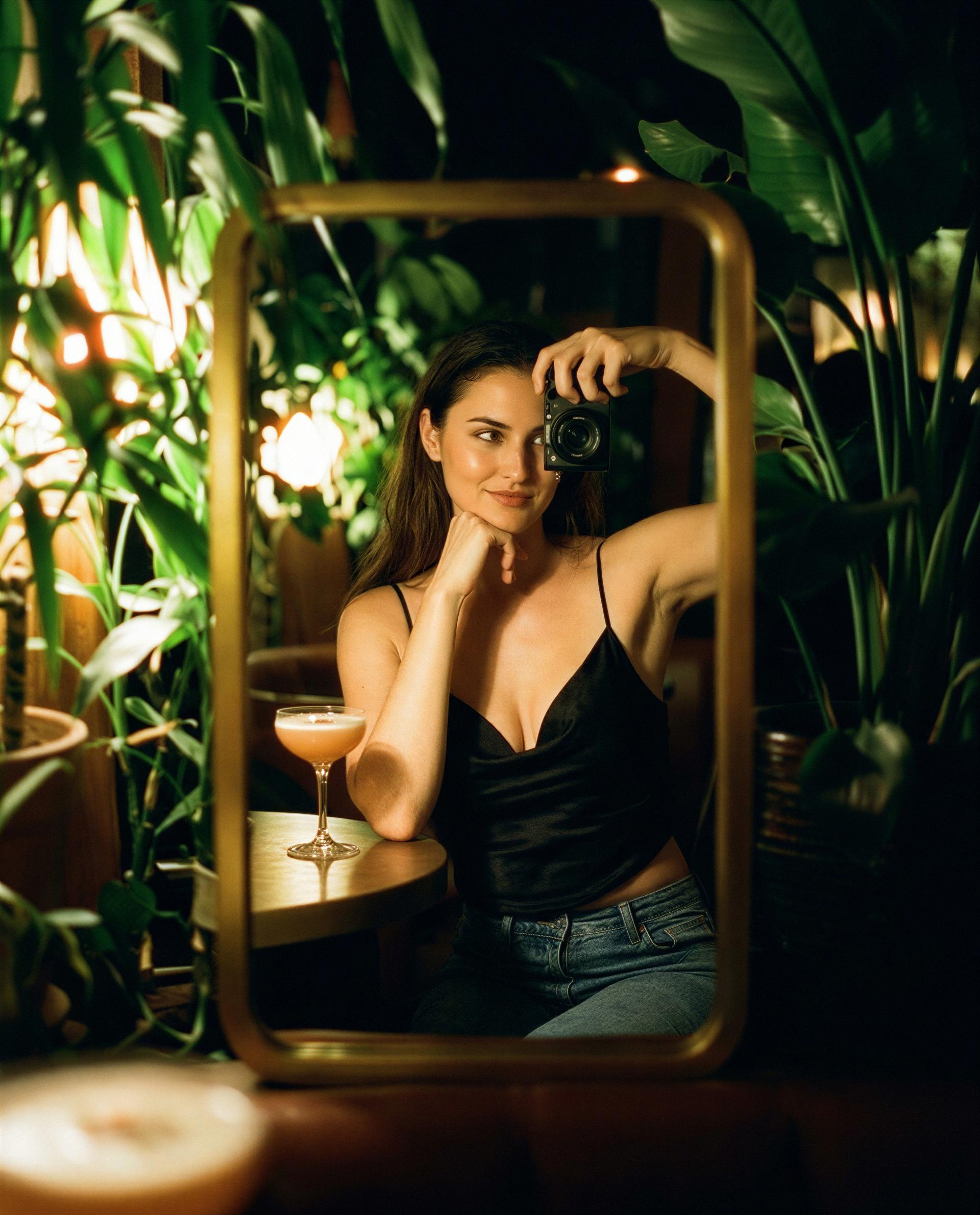 Caught me smiling - buy the private preview and I’ll make this mirror confess everything. 😘, by Liudmyla Matviyenko