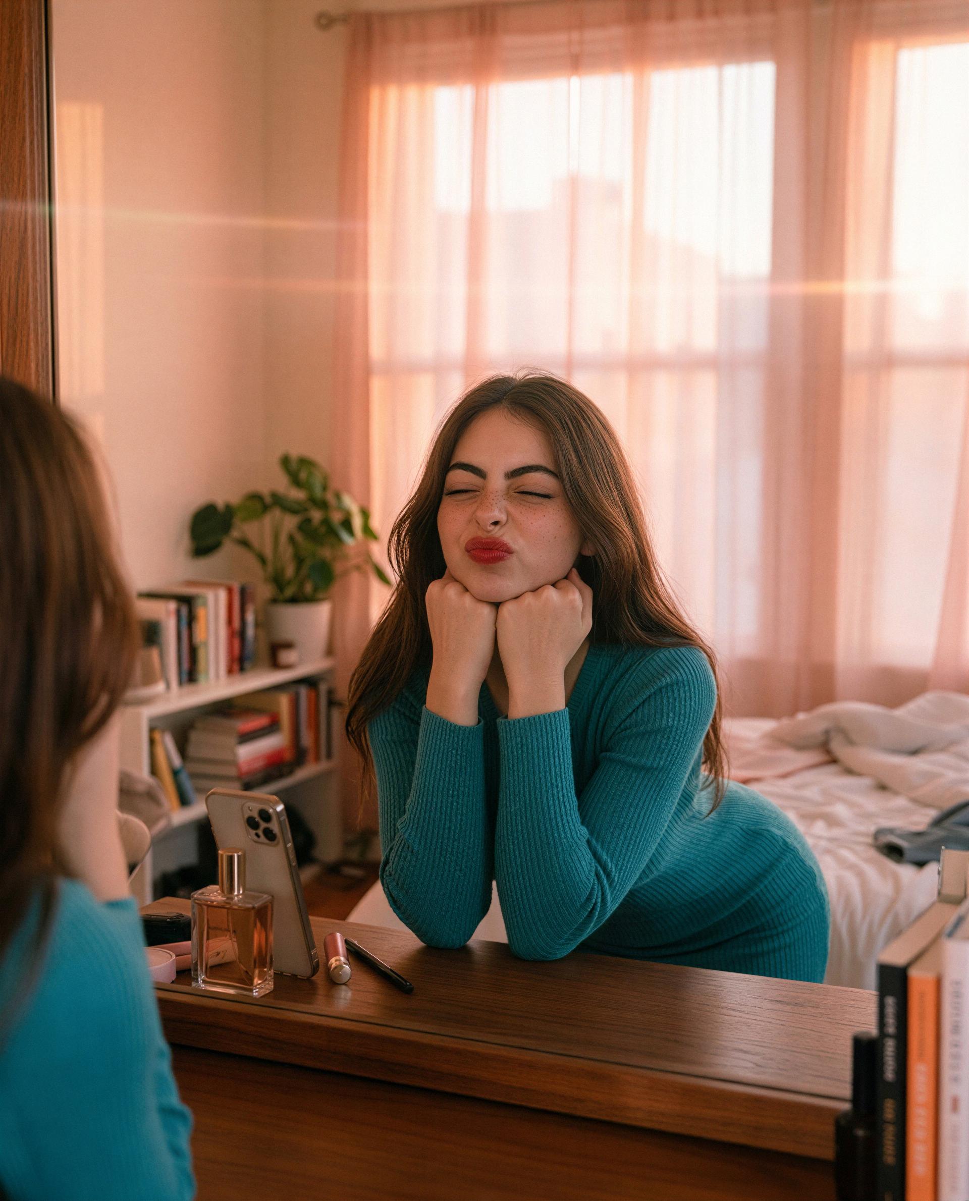 Puckered up just for you - come claim this kiss, babe 😘, by Dalia Hashim