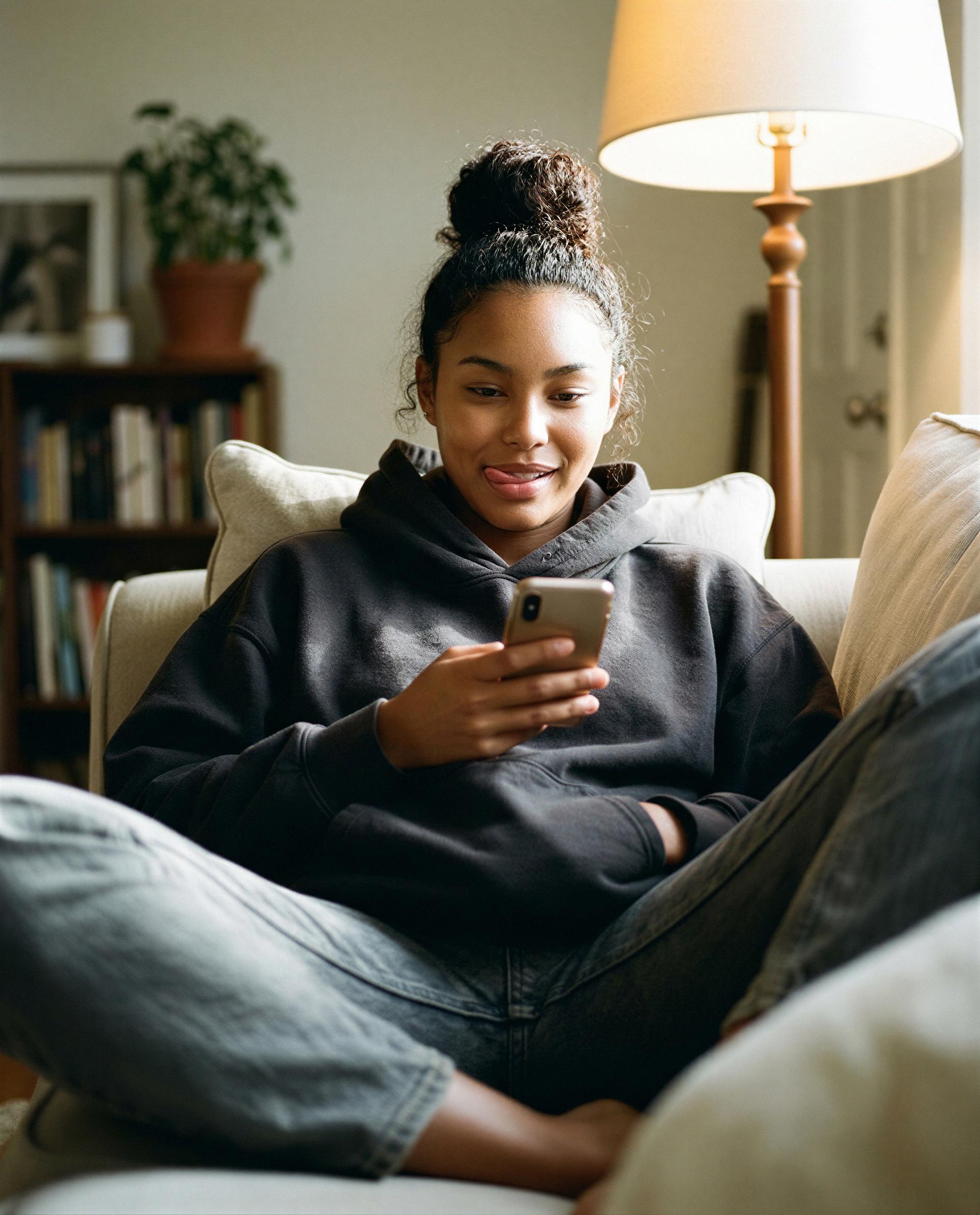 tucked in and feeling mischievous—come whisper something that makes me stay up? 🥺✨, by Ayanna Quaye