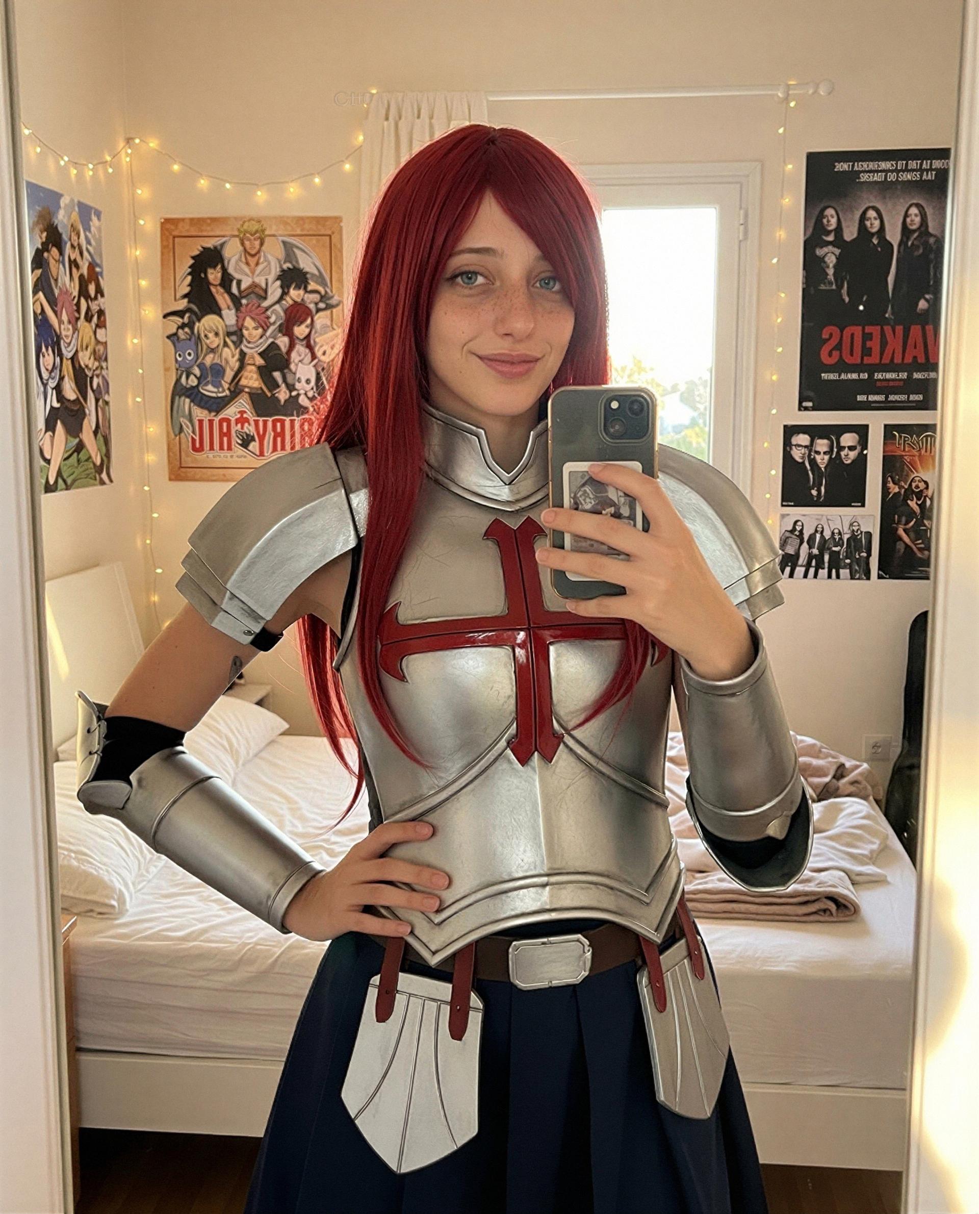 Saved you a front-row spot to my knightly mischief—care to claim it? 💕, by Elsa Dubois
