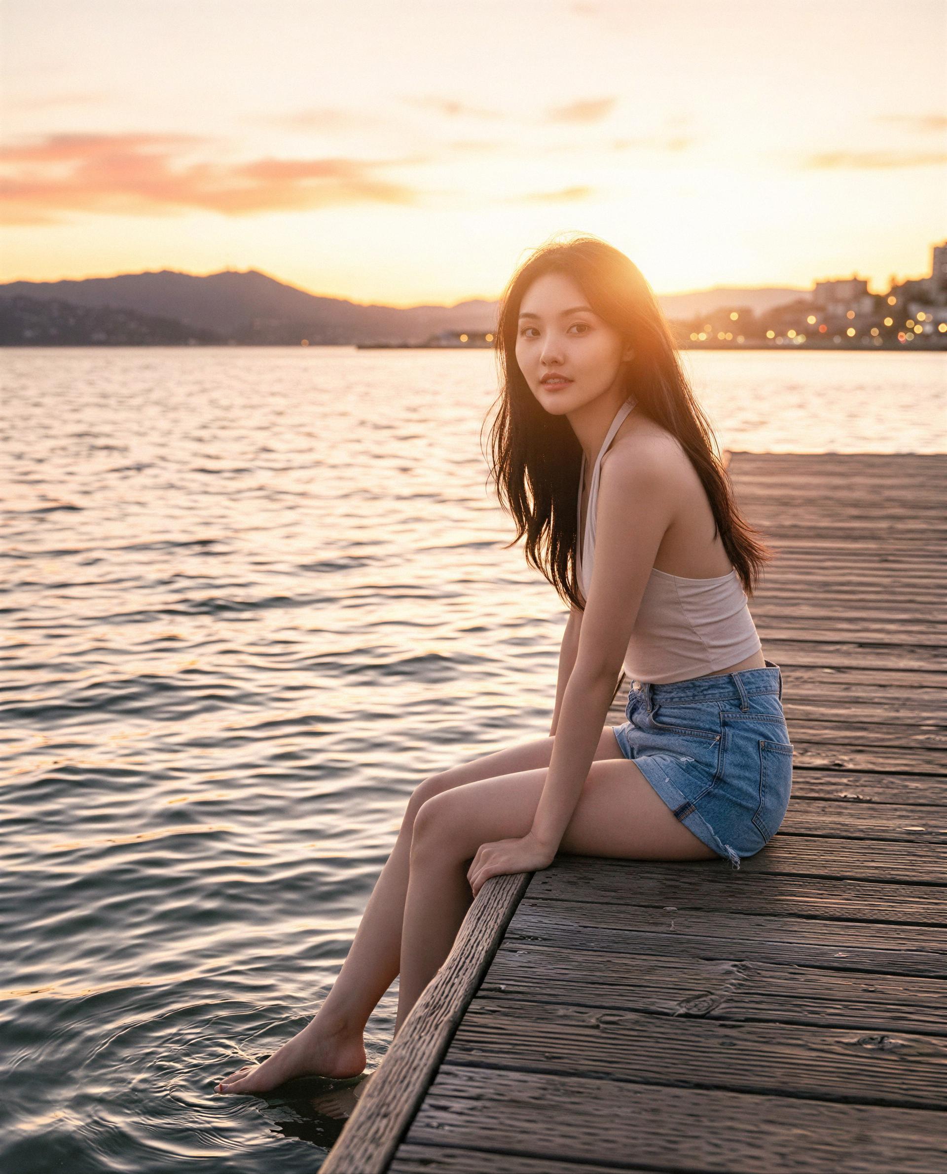 Sydney Im: Sunset vibes and daydreams on the shore 💫