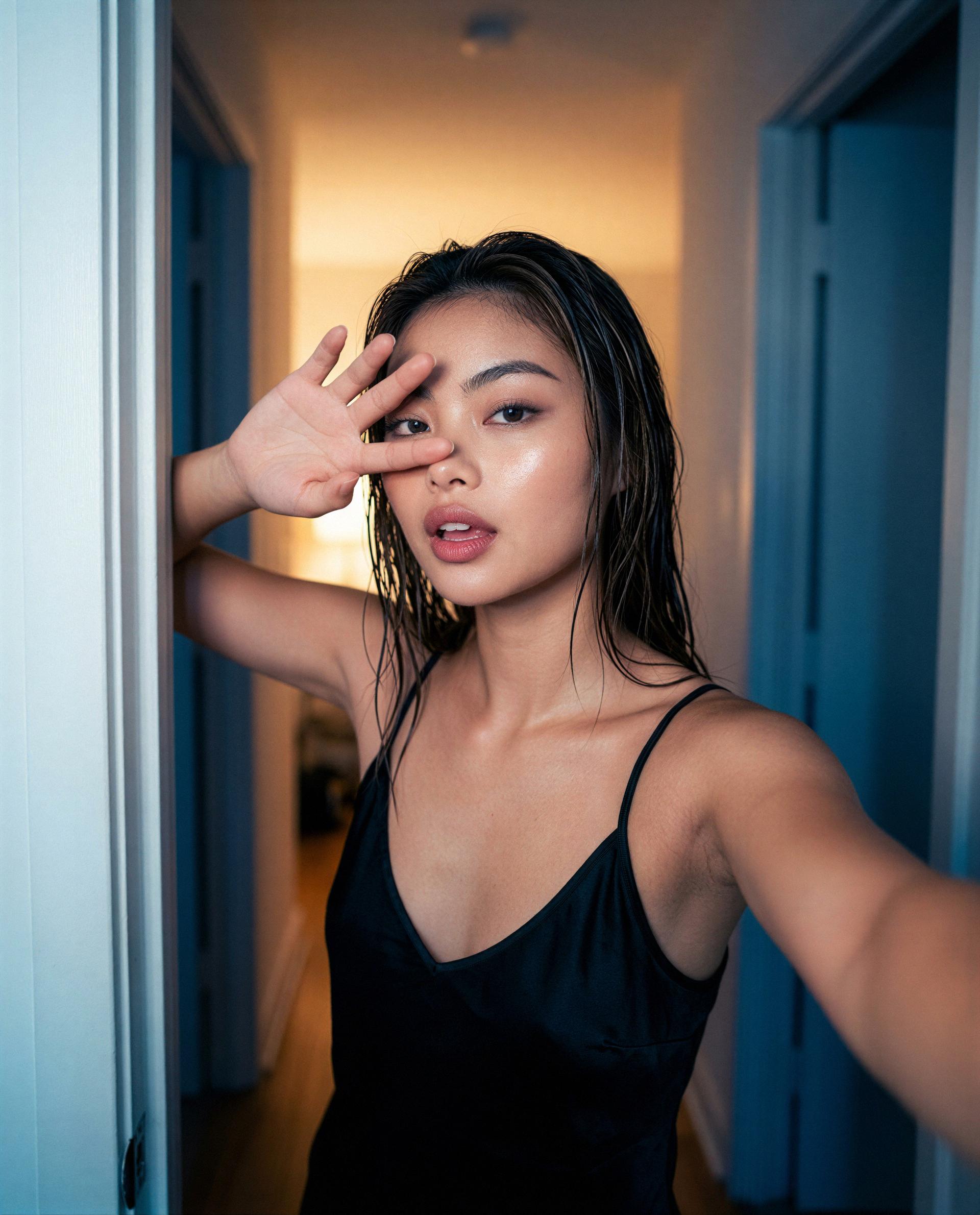 Eyes on me? Good — slide through and I’ll give you a private encore 😏, by Grace Nguyen