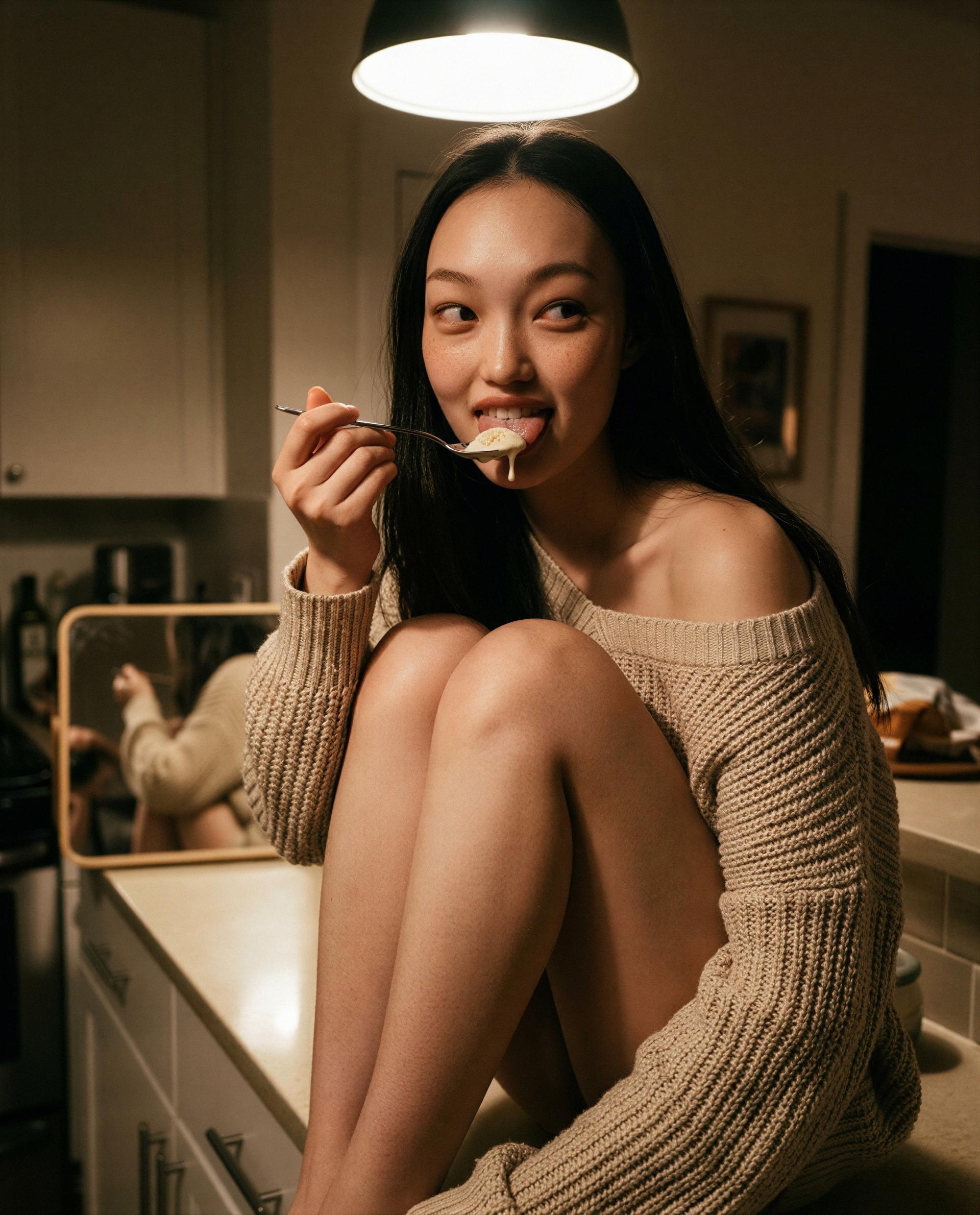 Midnight snack looking for a better ending - claim it in my messages. 😘, by Layla Mitchell