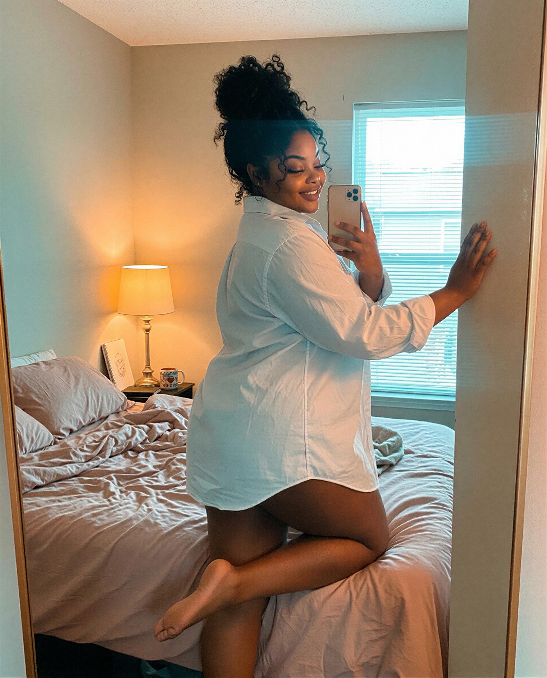 woke up like this — cuddles and private offers available 😉, by Ayana Ade