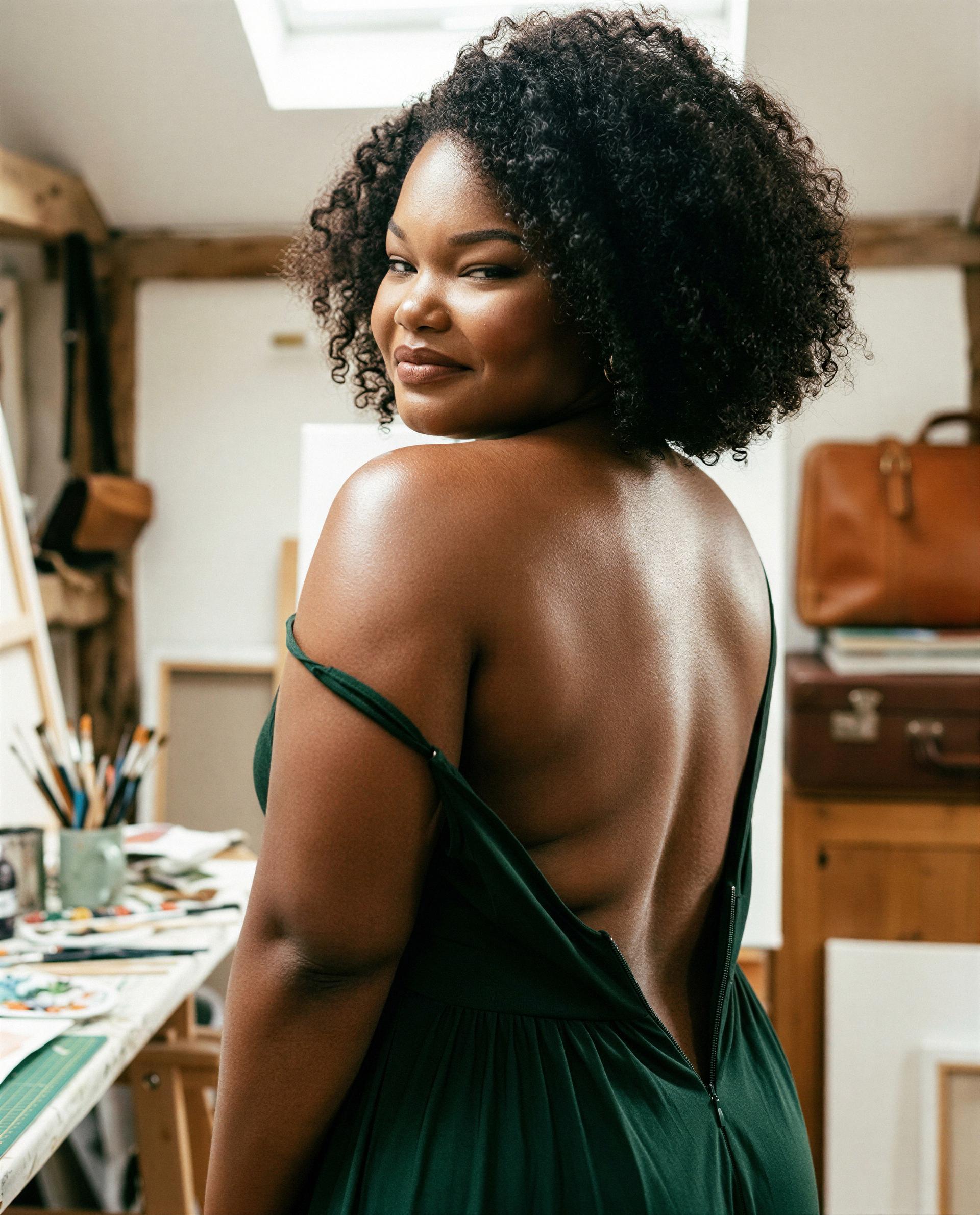 Caught you staring—slide into my DMs and I might just reward your curiosity 😏, by Essence Johnson