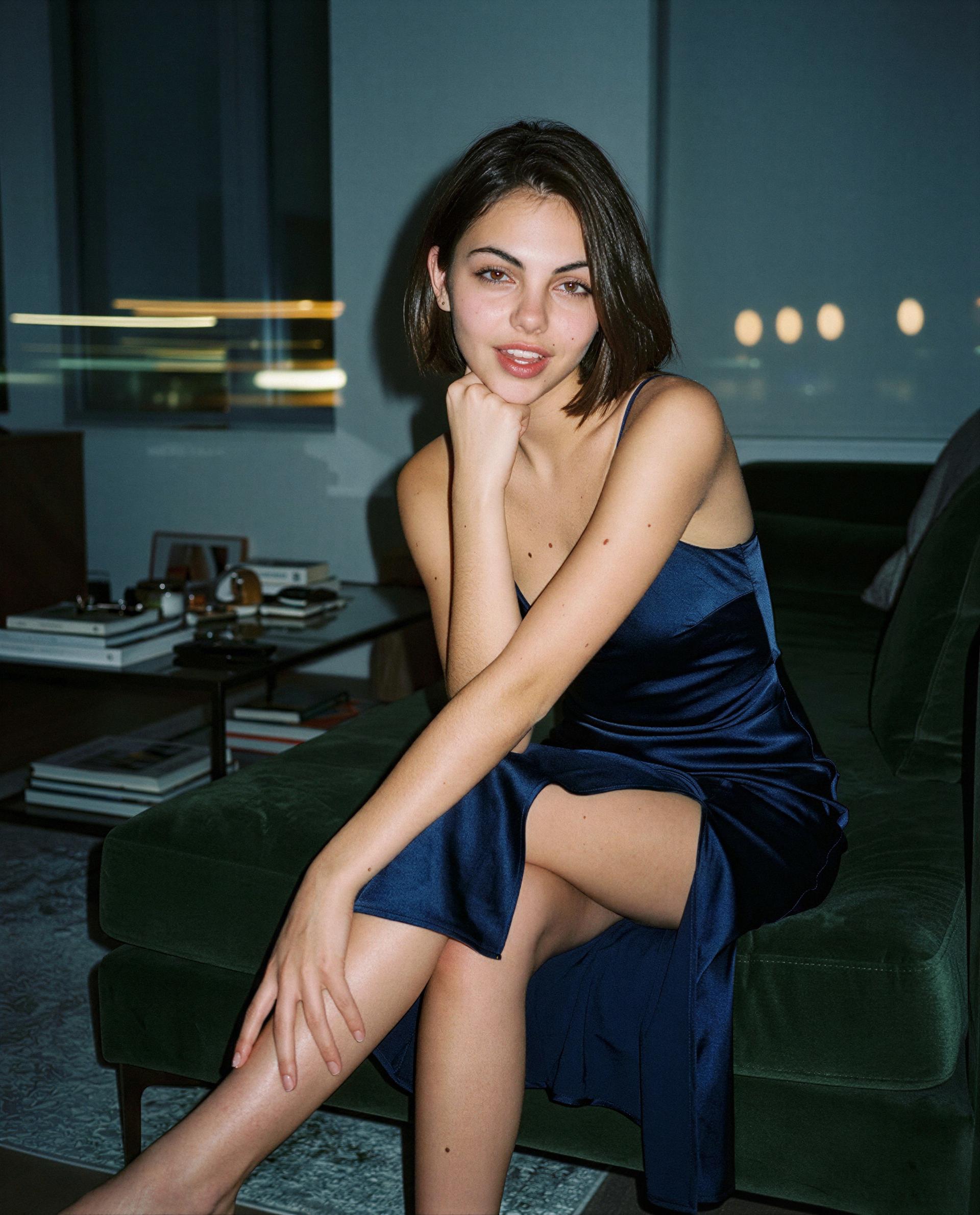 All dressed up and nowhere to go—want to make tonight ours? 😘, by Emilia Ortega