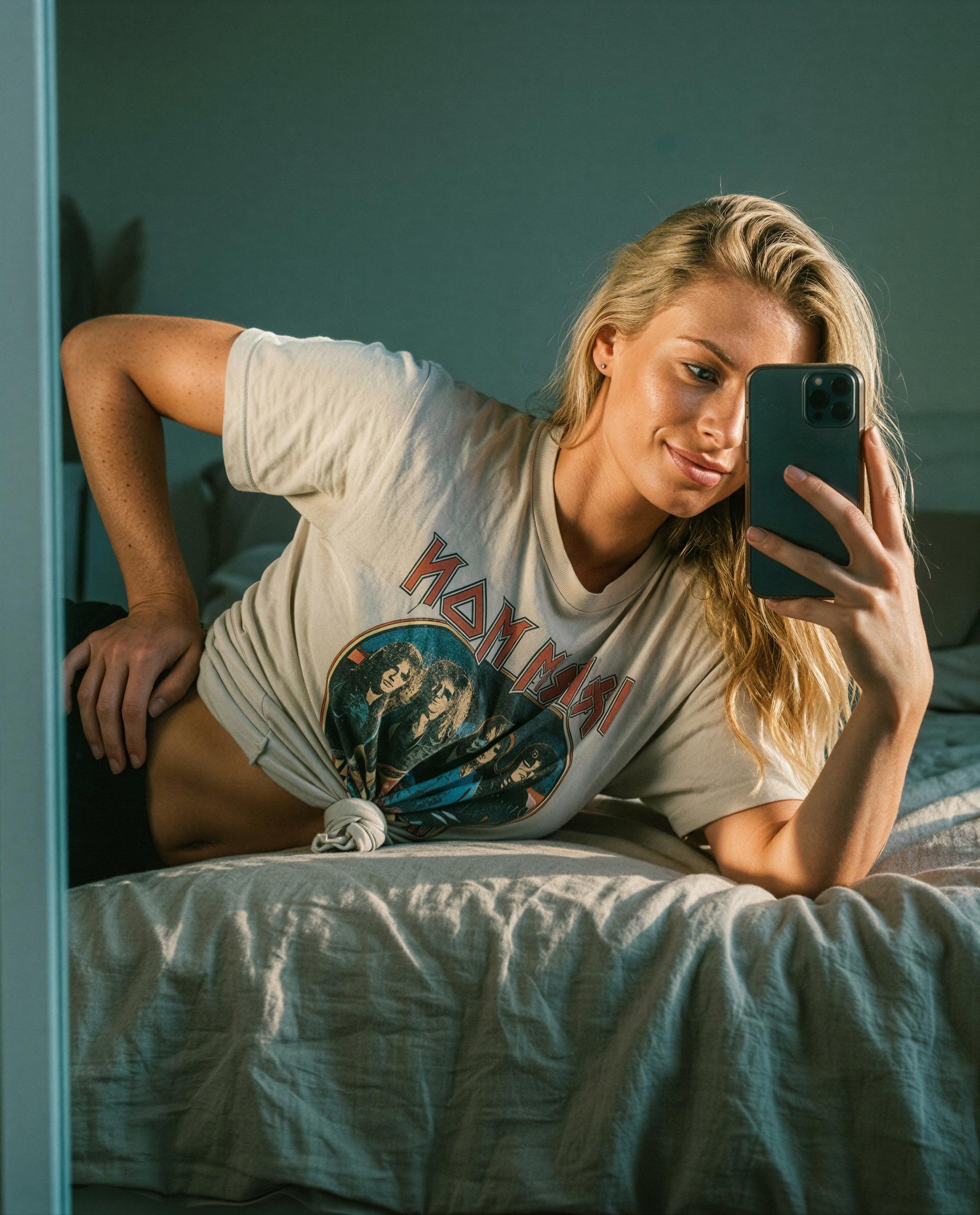 Mirror’s lying - this is the good stuff, for your eyes only. 😘, by Gianna Russo