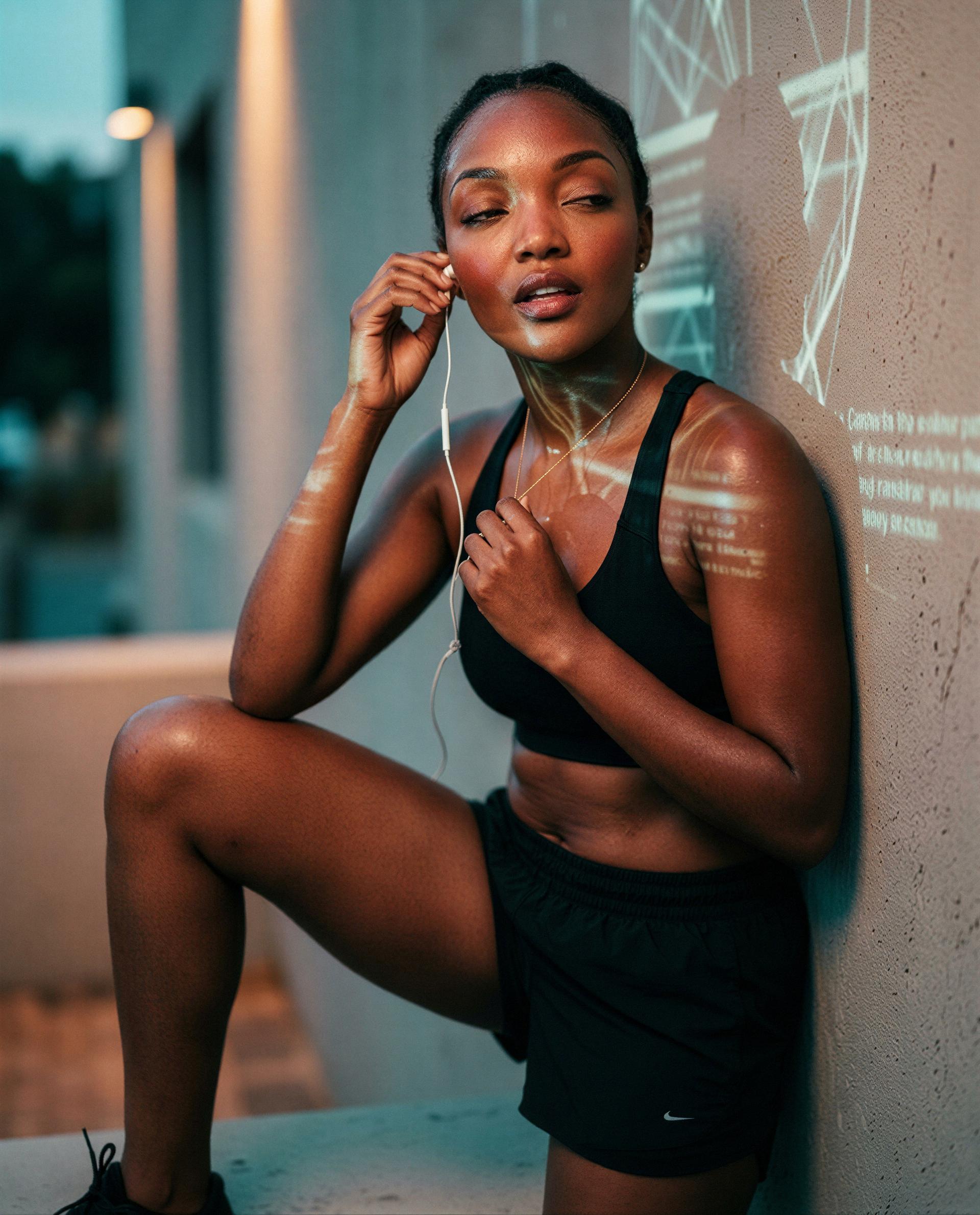Still glowing from the run - reserve a private minute with me and I’ll breathe right into your screen 😘, by Malaika Harris