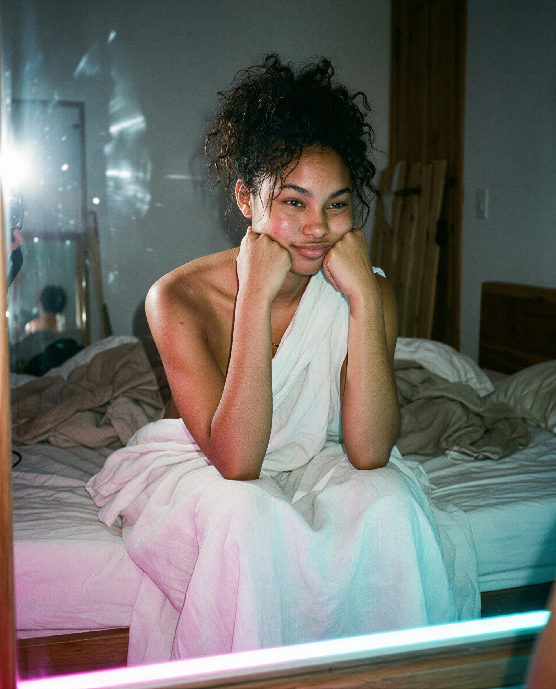 wrapped in secrets—wanna unlock one with me? 🔐😉, by Ayanna Quaye