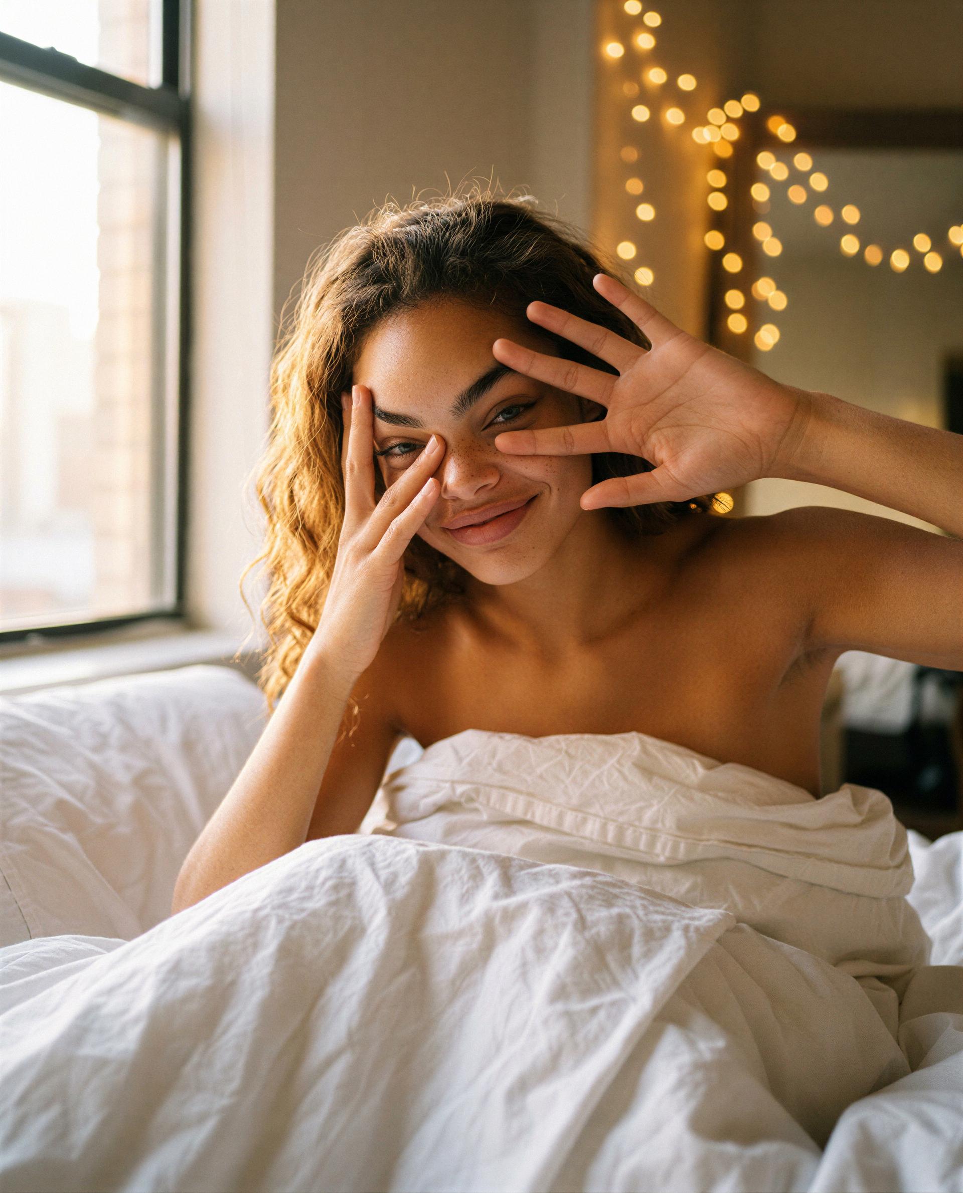 Waking up like this, what else do you need? 😘, by Kayla Johnson