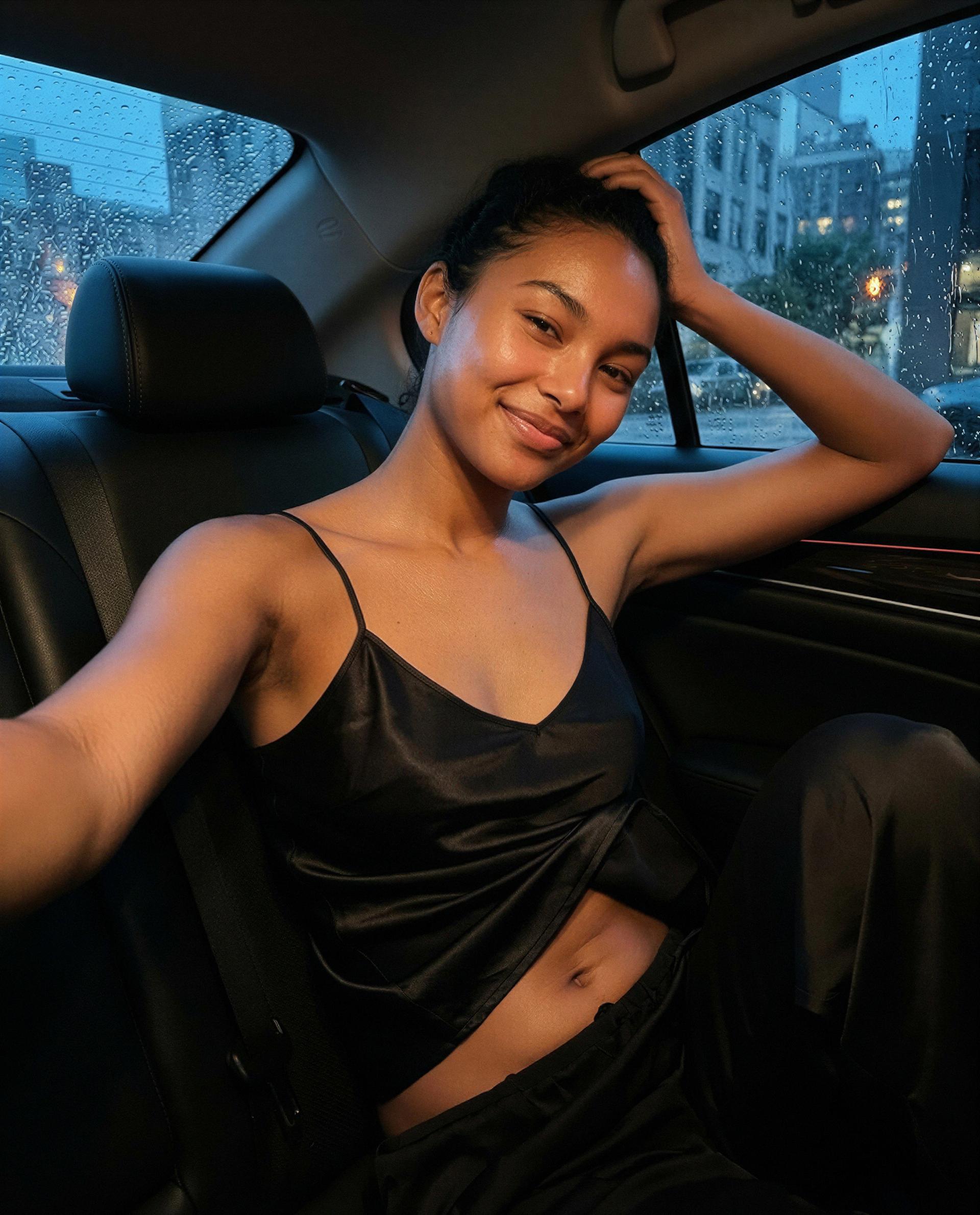 Late-night drive, cozy confidence... are you keeping up? 😉, by Ayanna Quaye