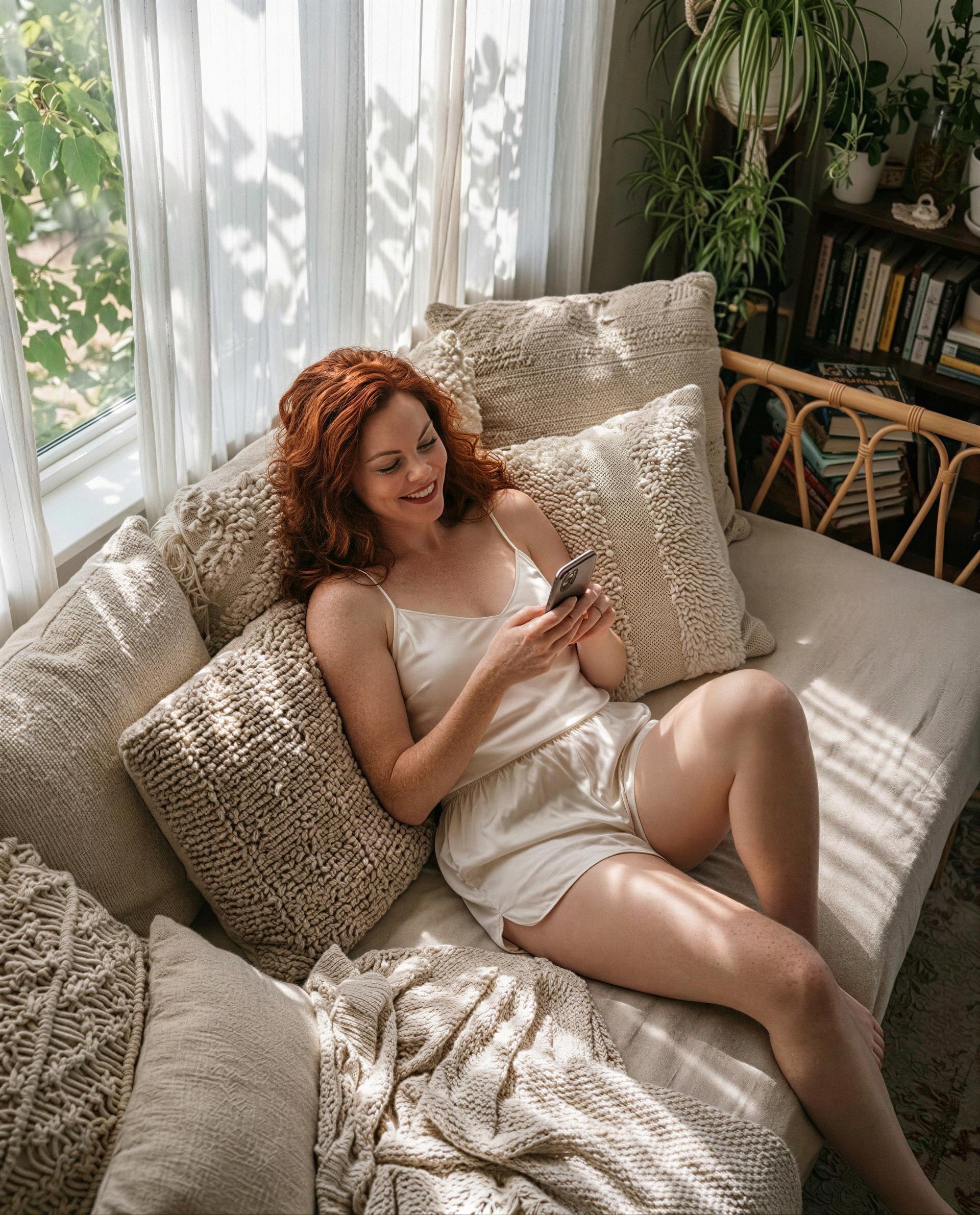 Clara Bauer: Just soaking up this golden light and some well-deserved chill time. A little bit of nature and a lot of relaxation—my favori