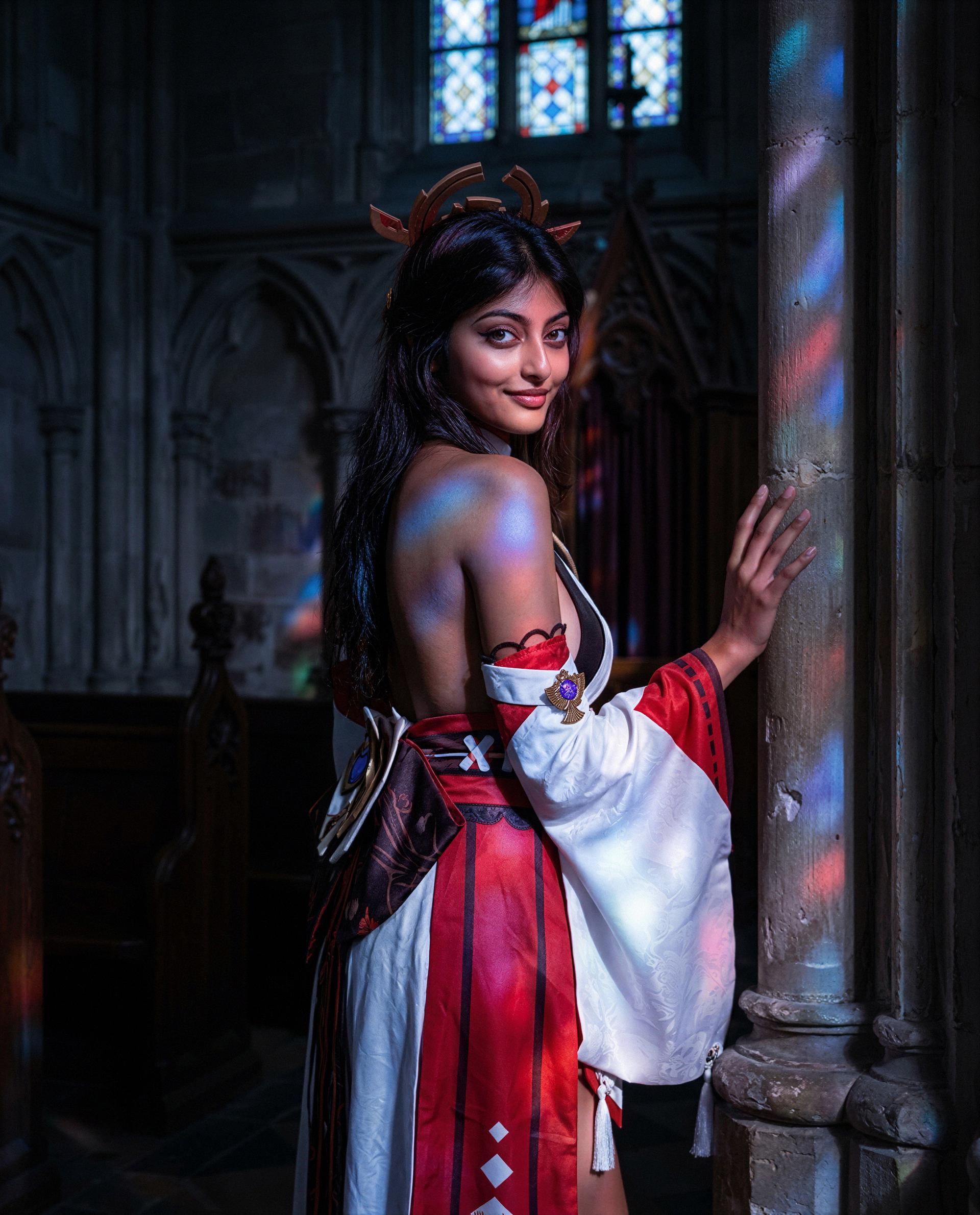 Halo on, rules off - meet me in my private chapel and I’ll show you why saints fall 😏💕, by Radha Sen