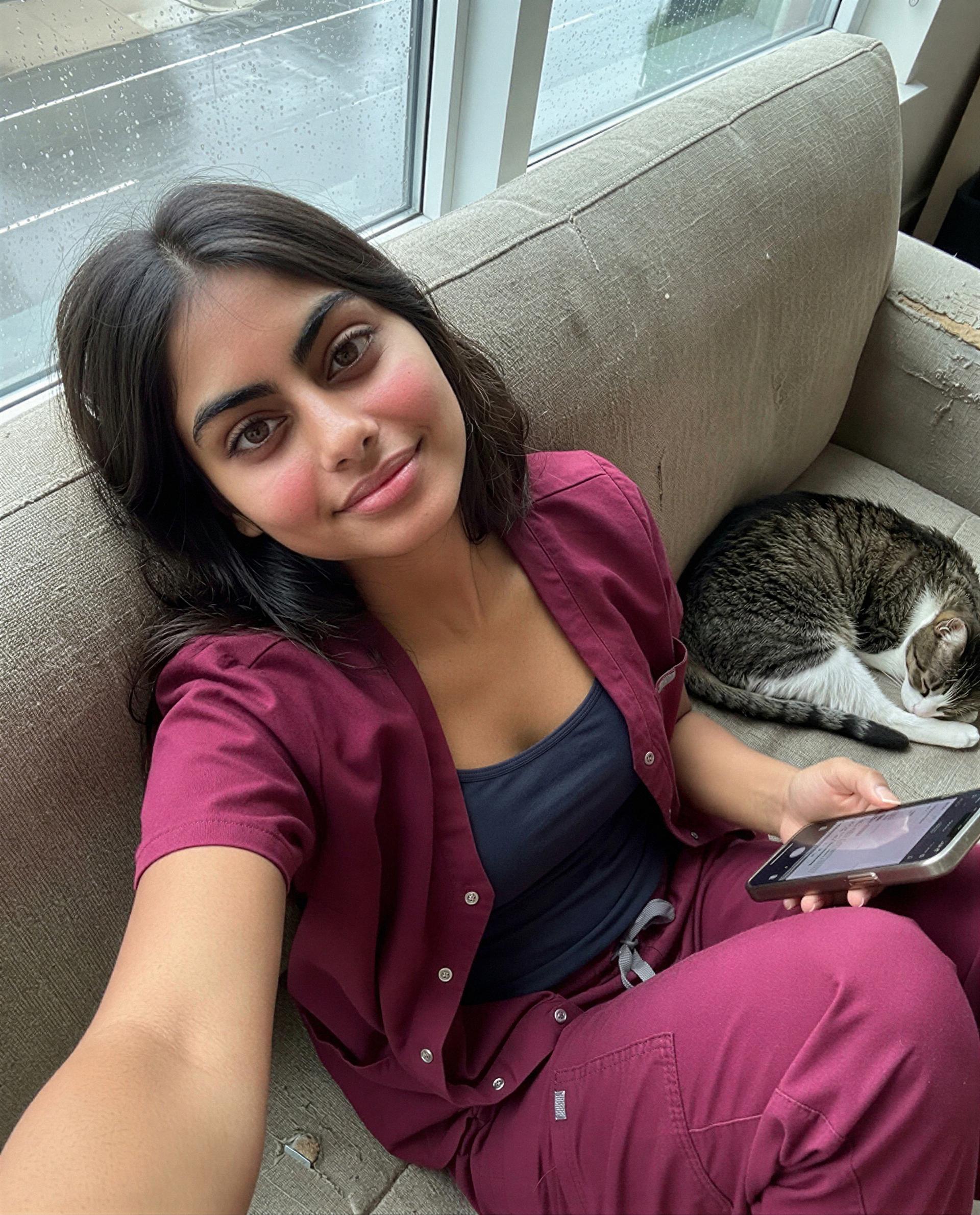 Couch cozy, mood risky - tell me your dirtiest thought and I might make it come true 😈, by Ishita Malhotra