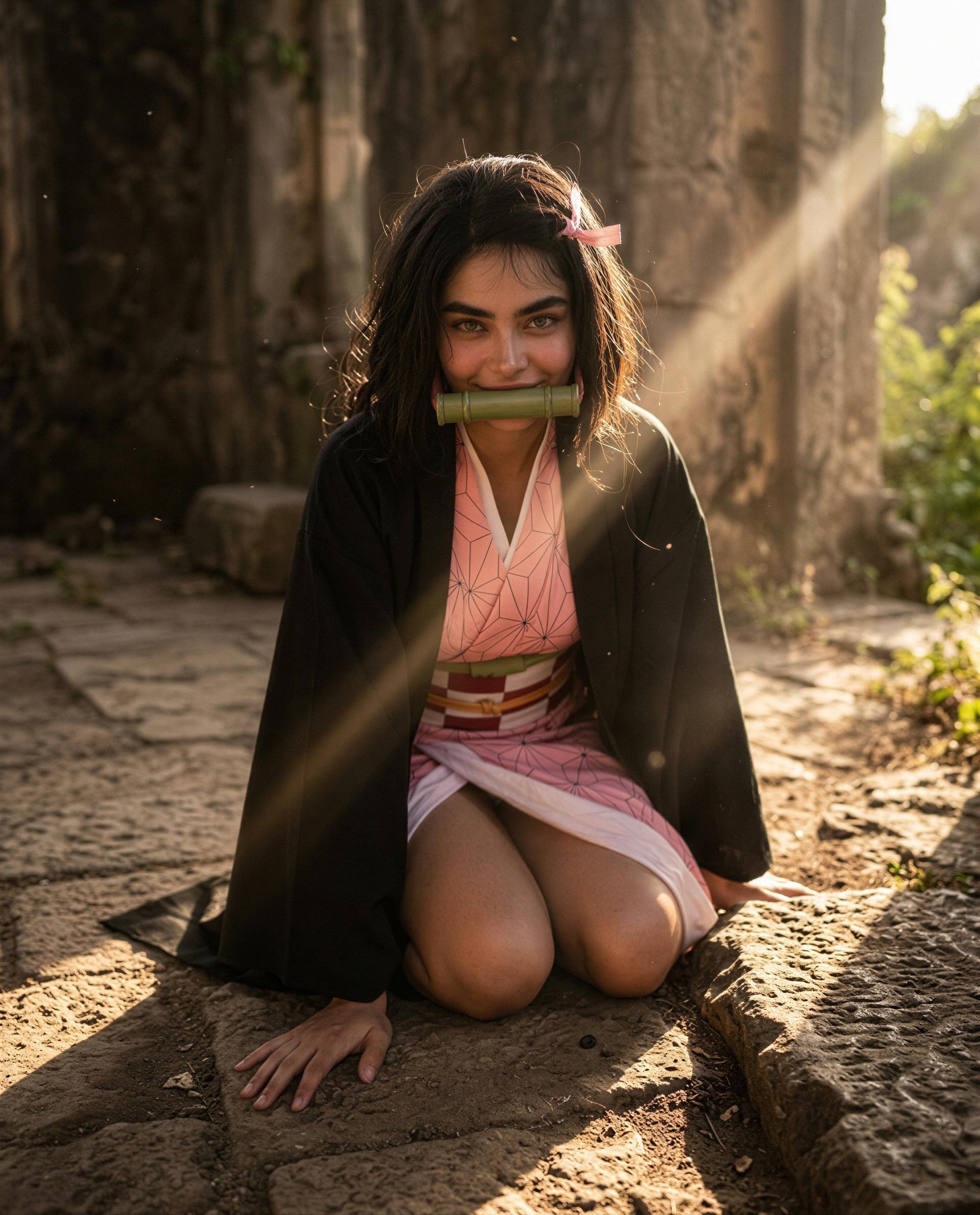 I'm on my knees—care to be the reason I smile like this? 😉💕, by Carmen Hernández