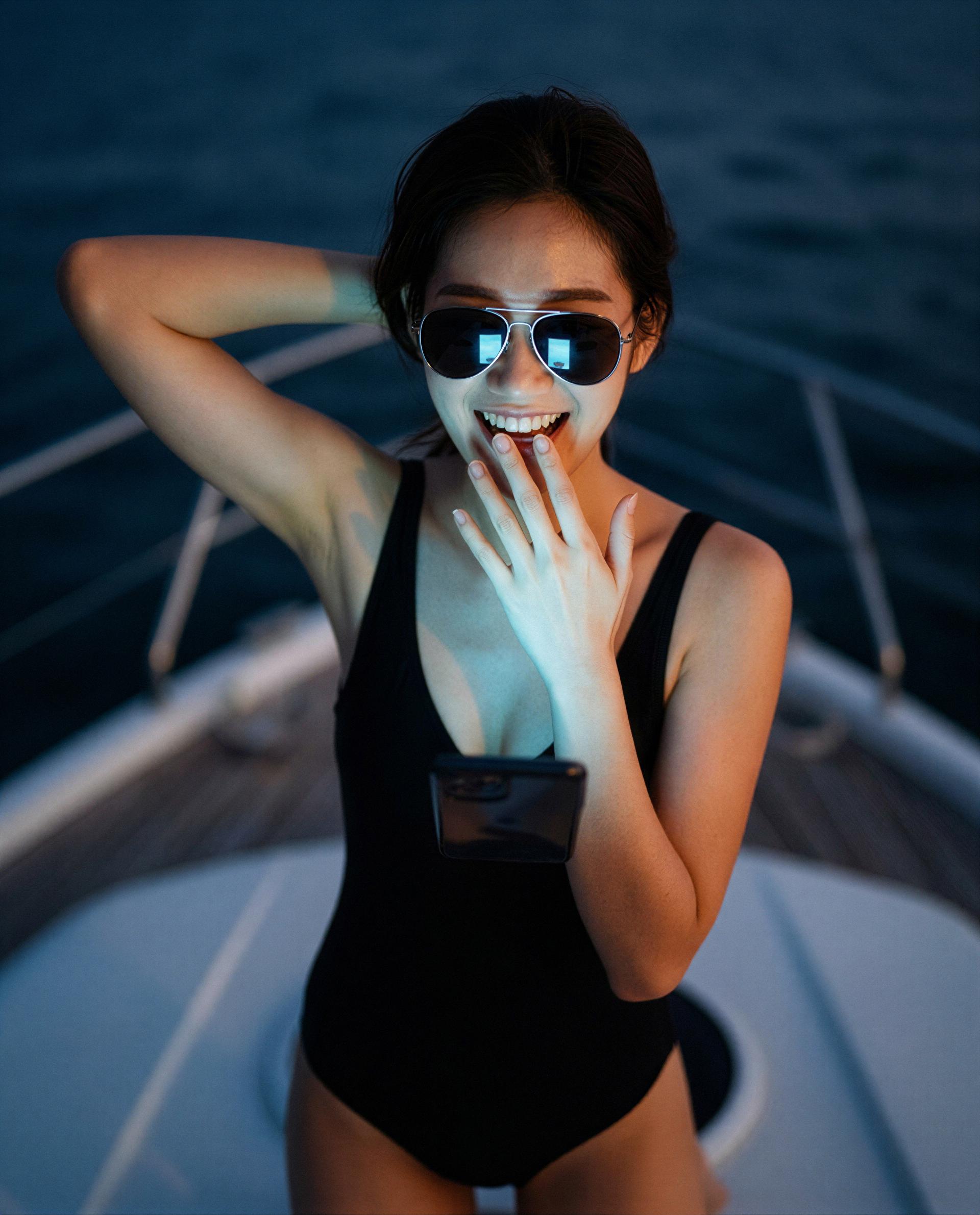 Board my private midnight cruise—your cabin’s unlocked if you subscribe 😉, by Mai Choi
