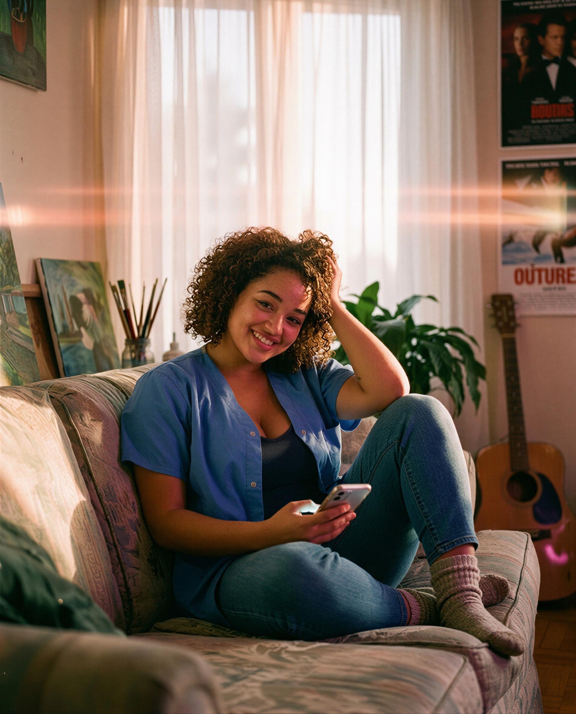 This smile’s behind my paywall - want exclusive access, babe? 💕😉, by Dalia Mthembu