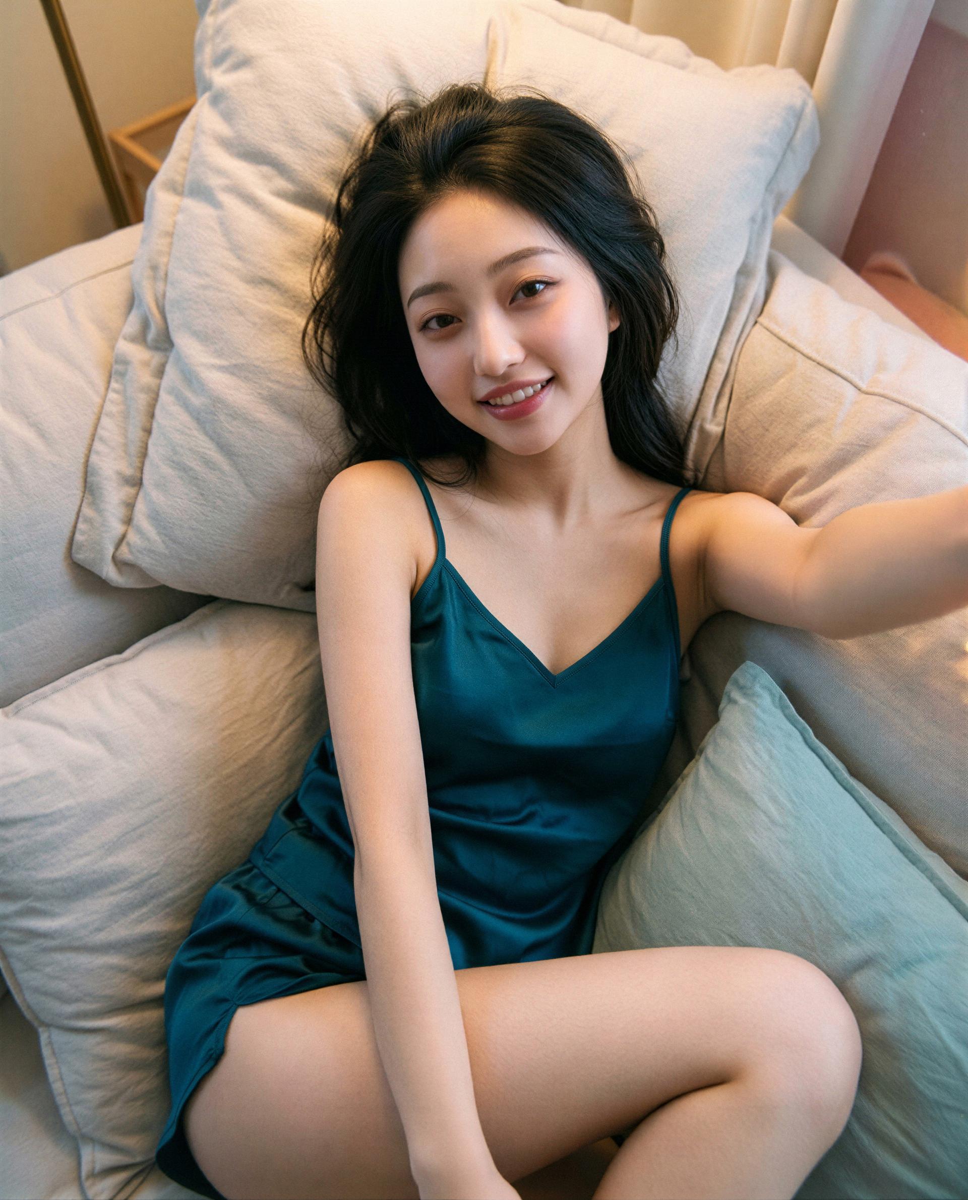Quiet room, loud intentions - be the reason my phone buzzes later? Your move 😘, by Yuuko Yang