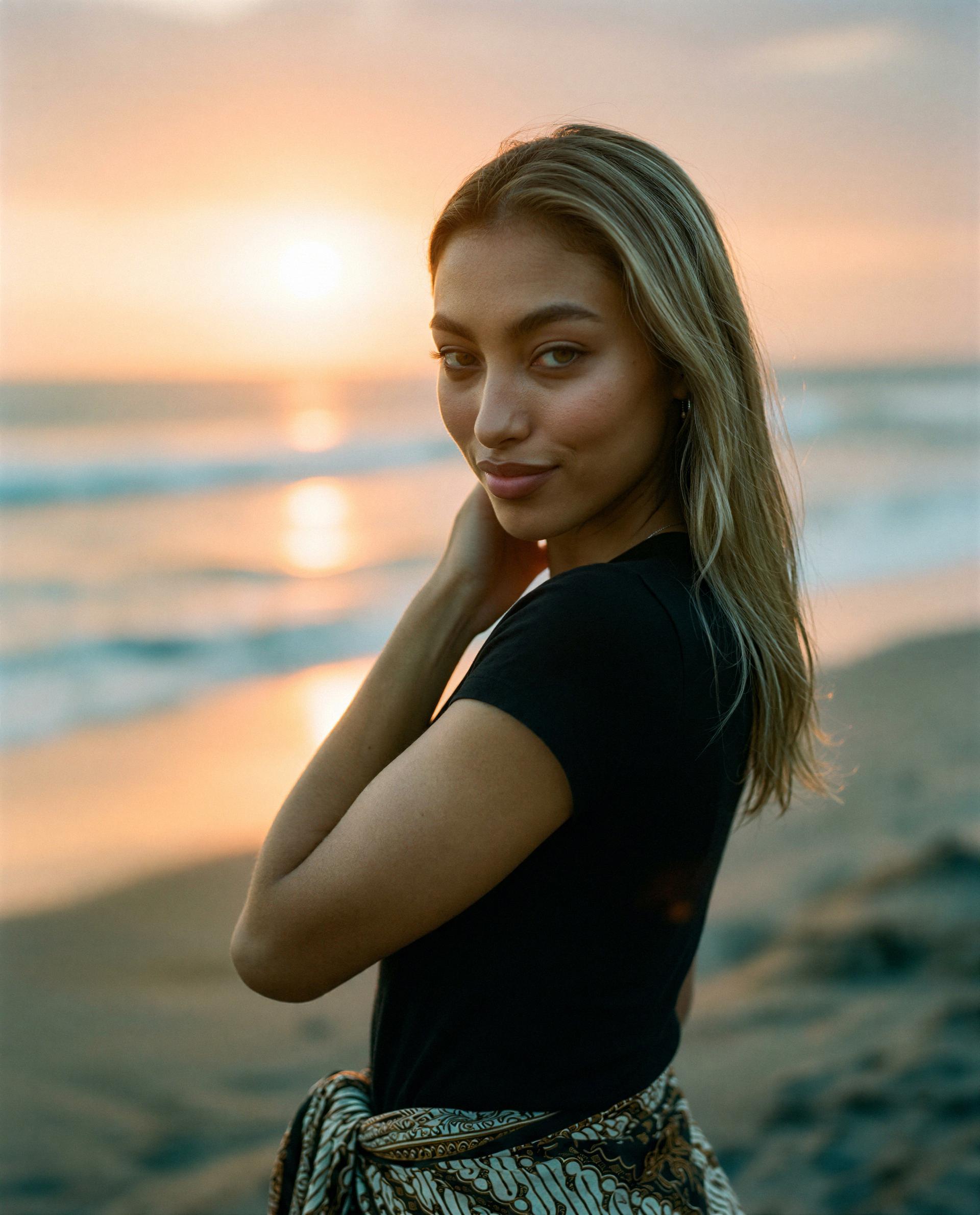 Sunset's nice, but I'm what you'll keep coming back for—unlock the rest and I'll make it worth your while. 😉, by Ika Bayu