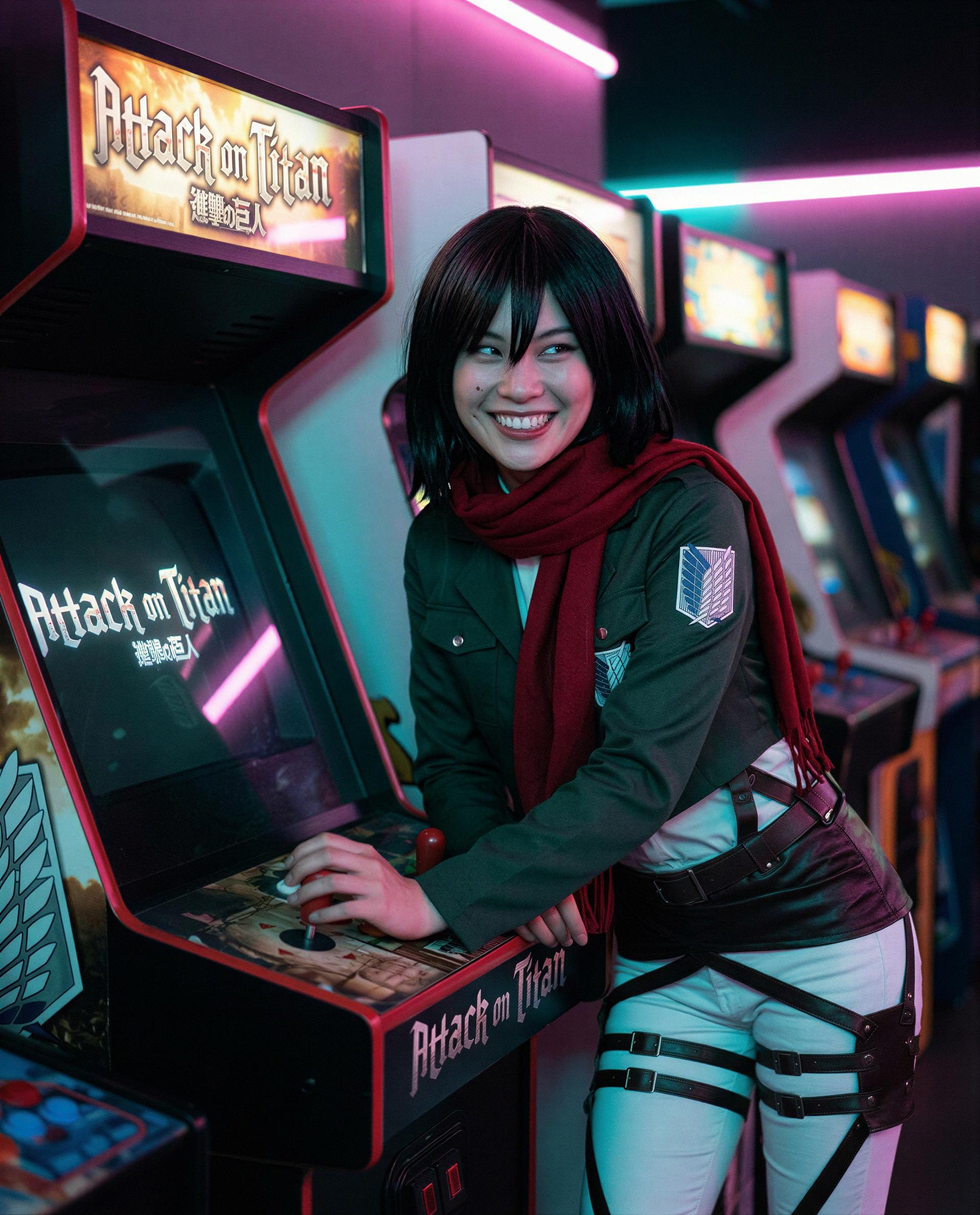 Arcade lights, your hands on my controller—let's make it unforgettable 😘, by Yoon-ah Kim
