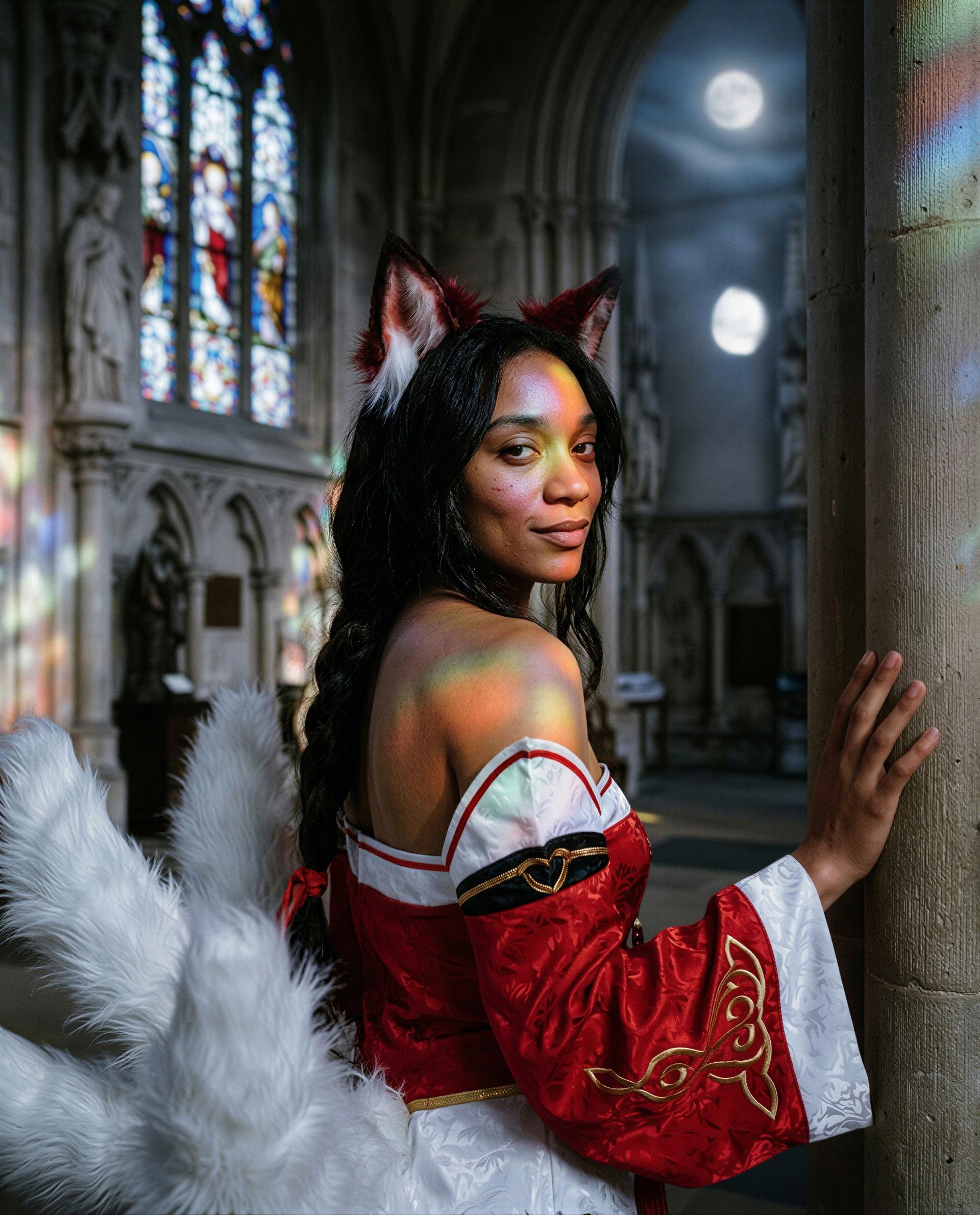 i snuck in my fox ears for moonlight mischief - want the midnight-only sneak i'm too shy to post here? 🫣💋, by Farah Andi